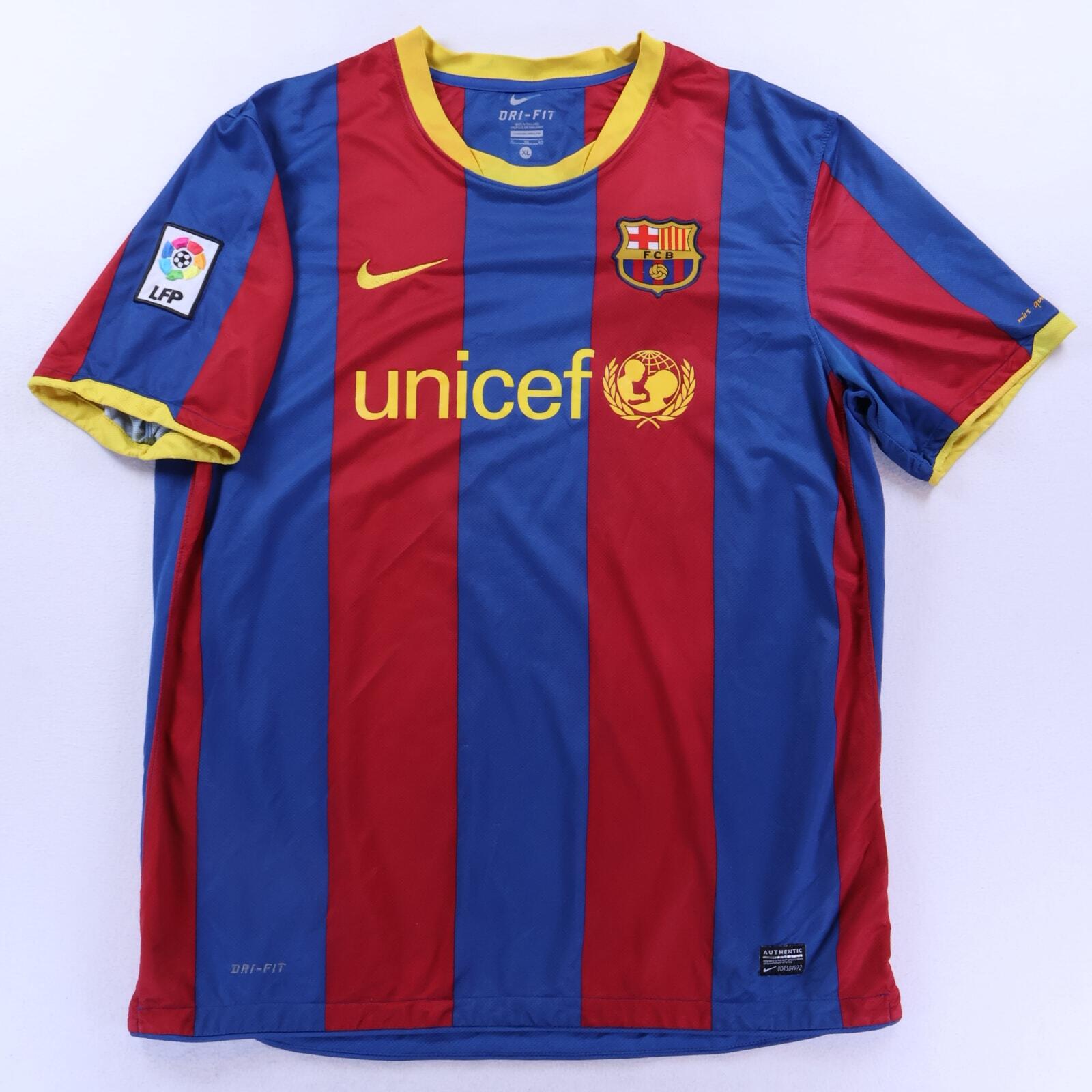 Barcelona 2010/11 Home Shirt - XL- FRONT