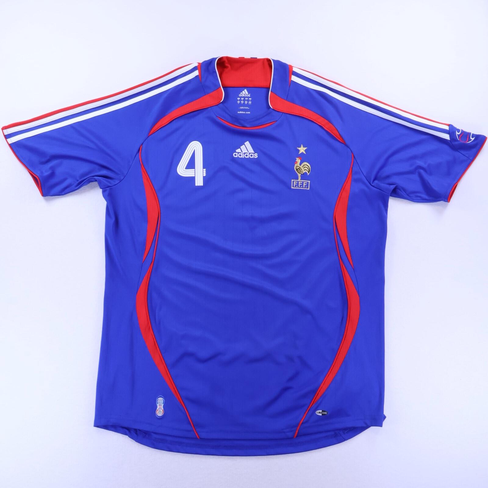 France Viera #4 2006/07 Home Shirt - XL
