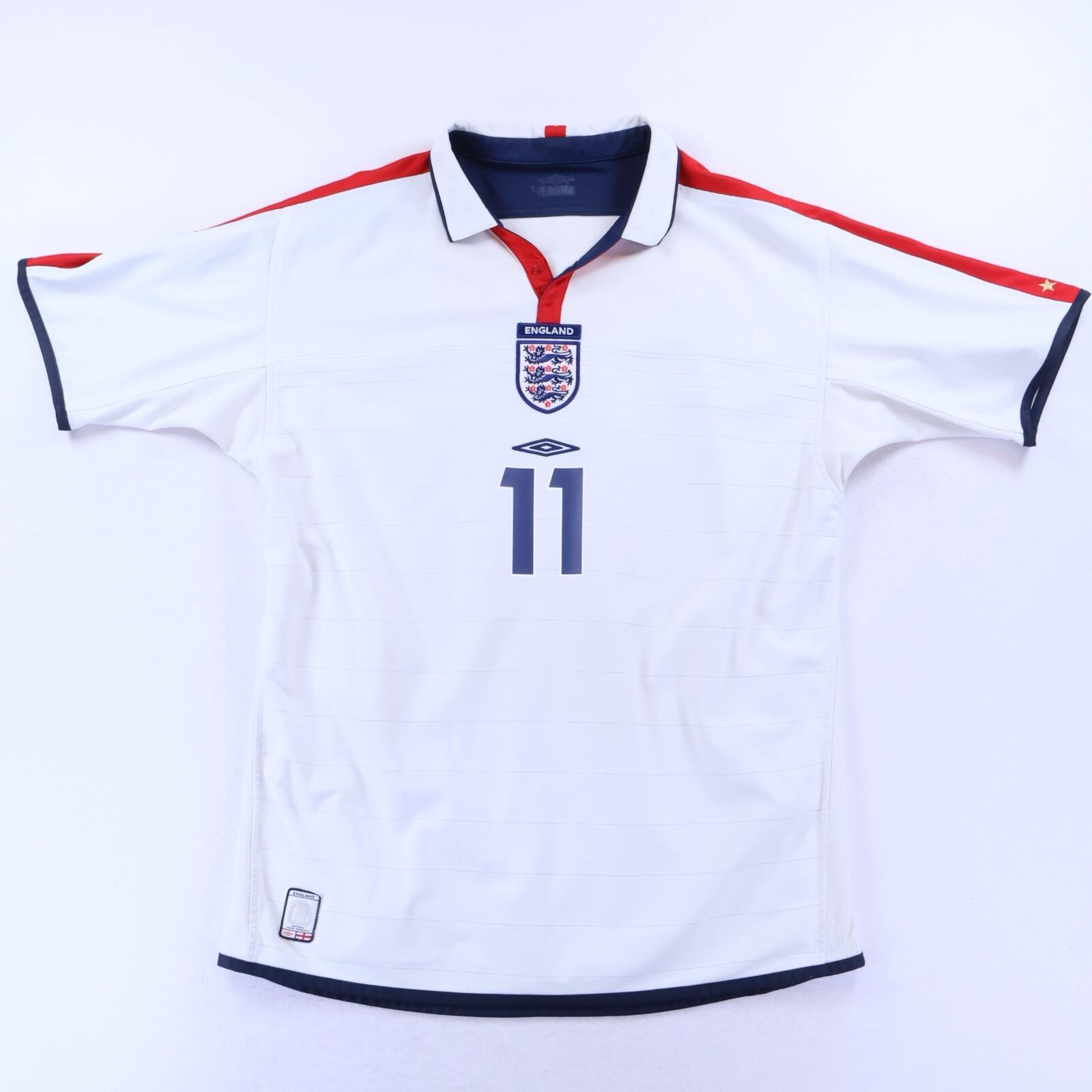 England Lampard #11 2003/05 Home Shirt - Reversible - L