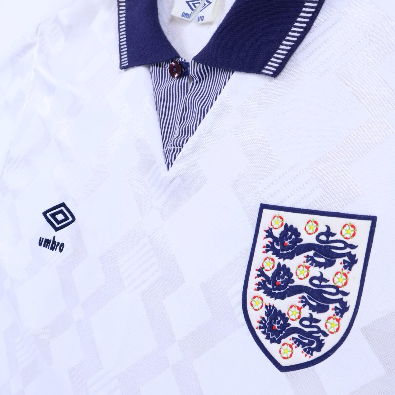 England 1990/92 Home Shirt - XL