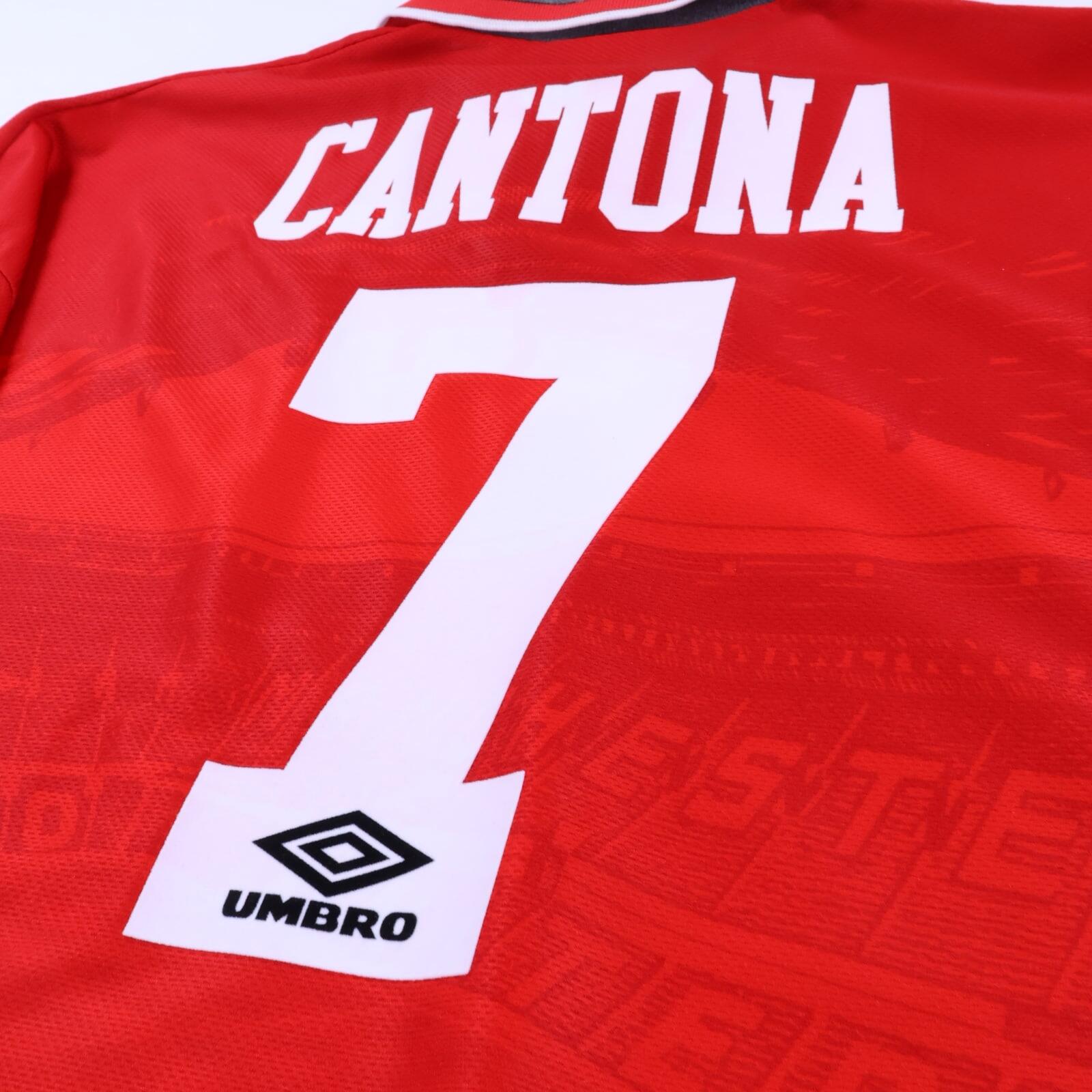 Manchester United Cantona #7 1994/96 Home Shirt - XL
