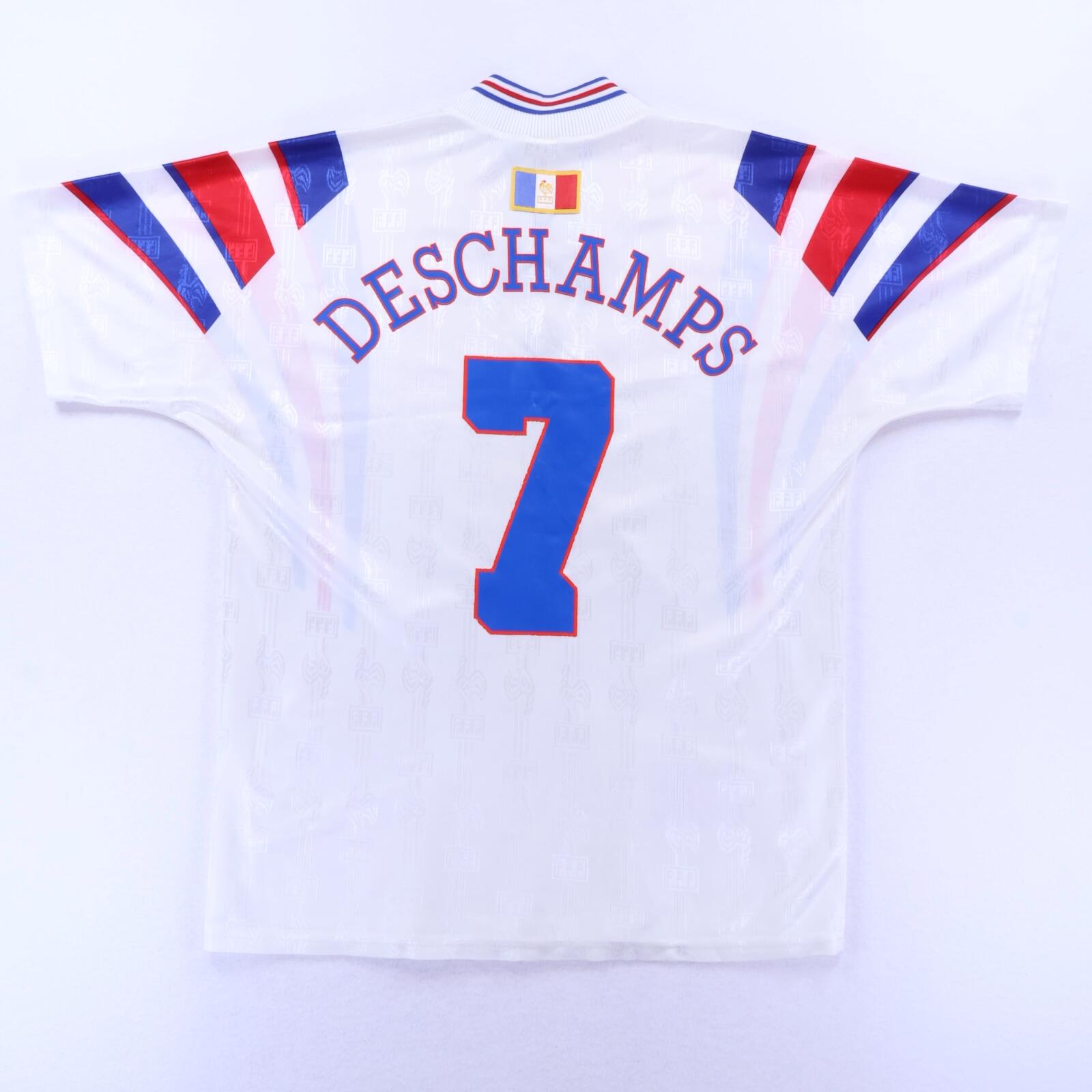 France Deschamps #7 1996/97 Away Shirt - M