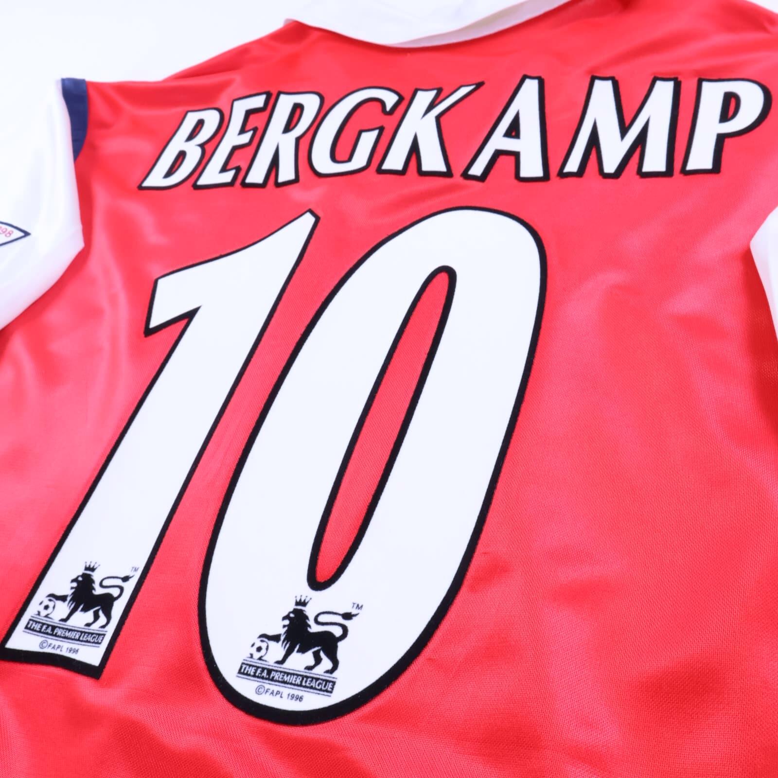 Arsenal Bergkamp #10 1998/99 Home Shirt - M
