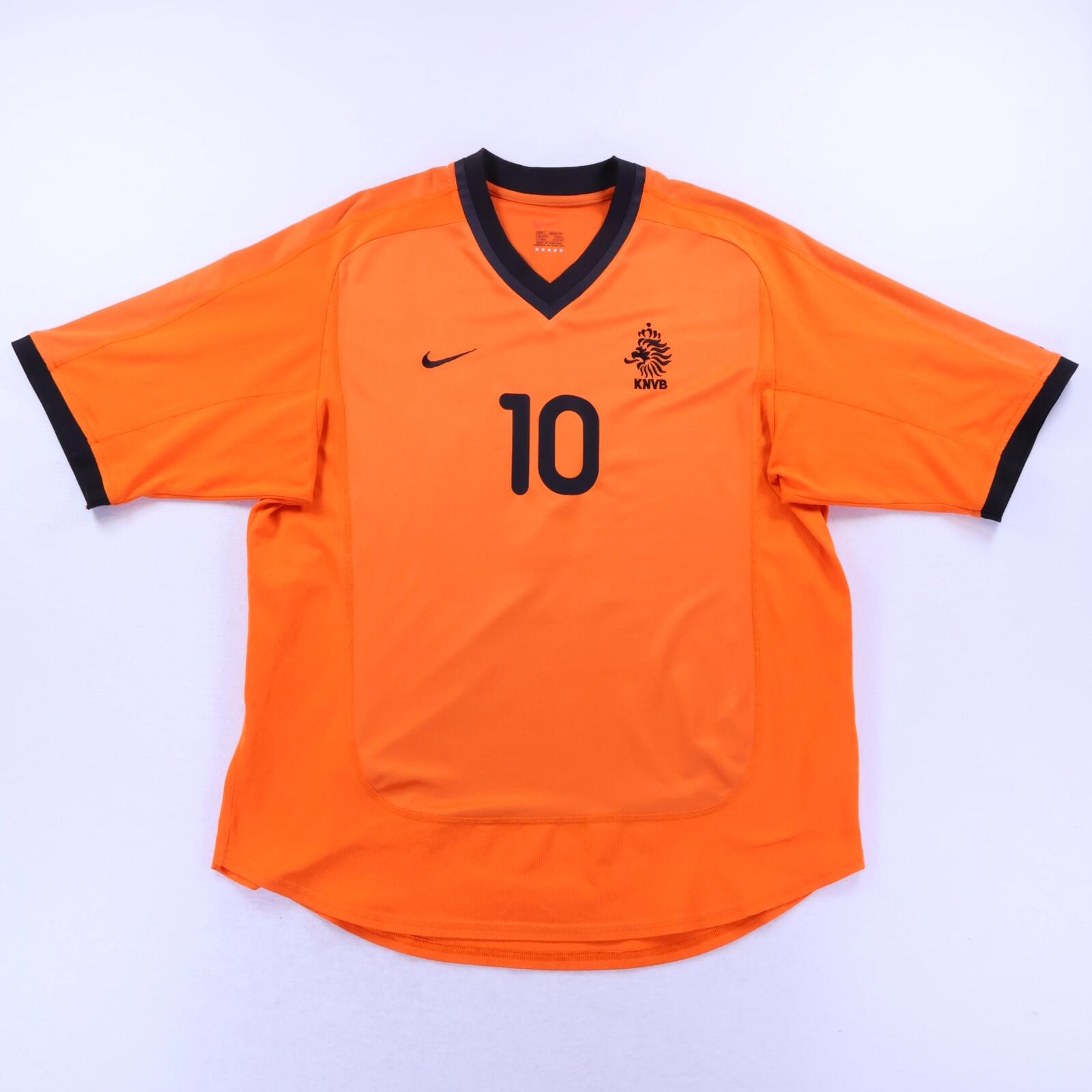 Netherlands Bergkamp #10 2000/02 Home Shirt - L