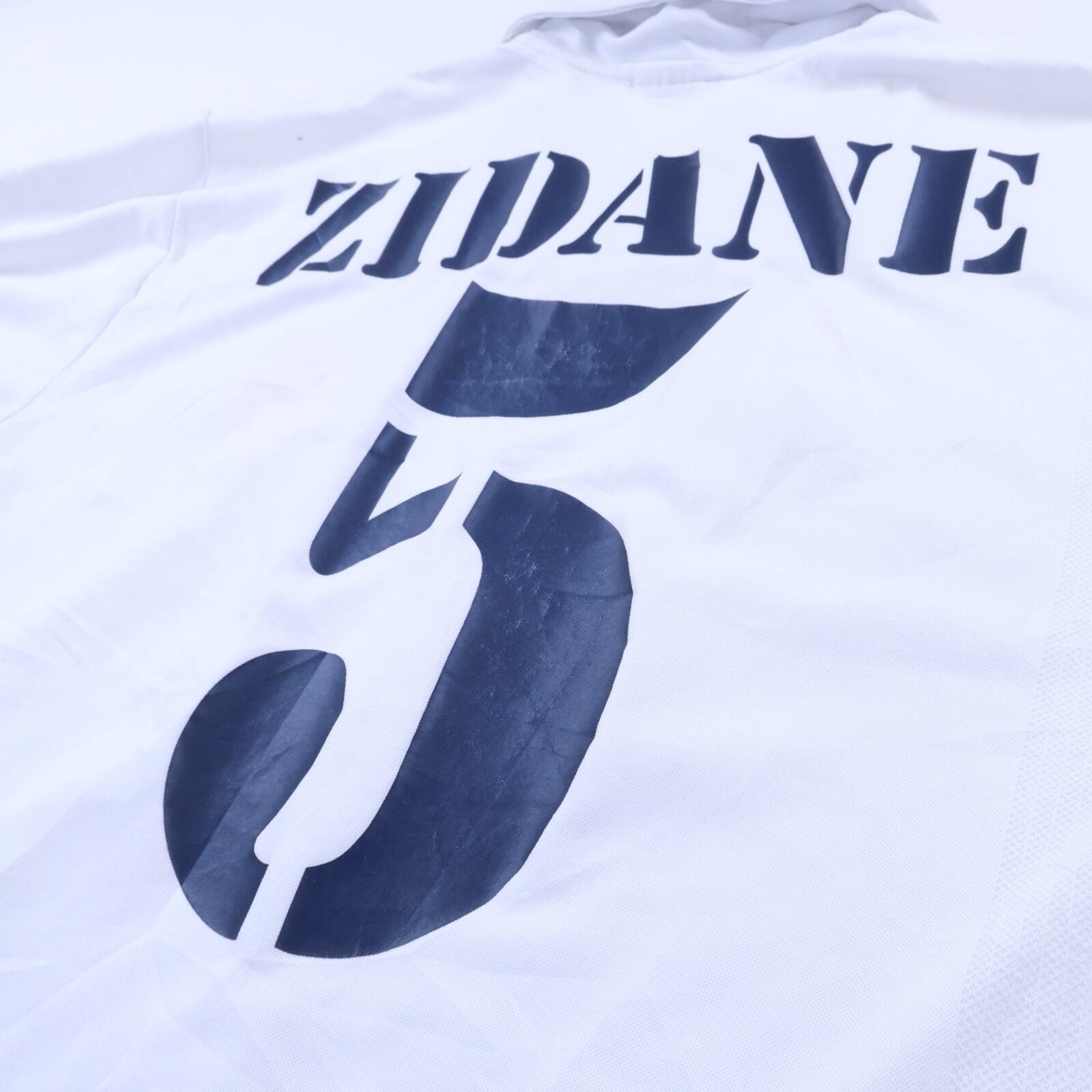 Real Madrid Zidane #5 2001/02 Home Shirt - Centenary - M