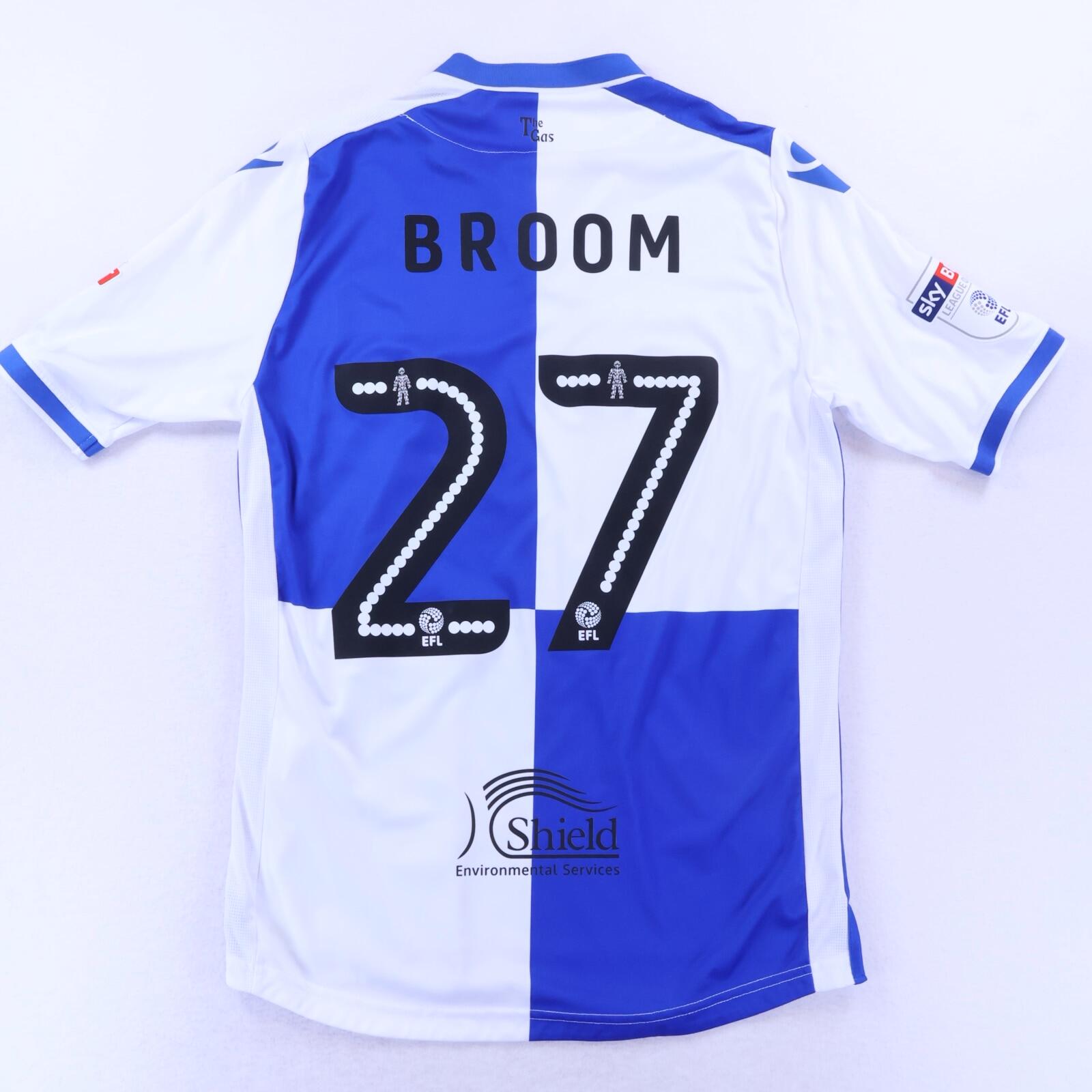 Bristol Rovers Broom #27 2016/17 Home Shirt - M