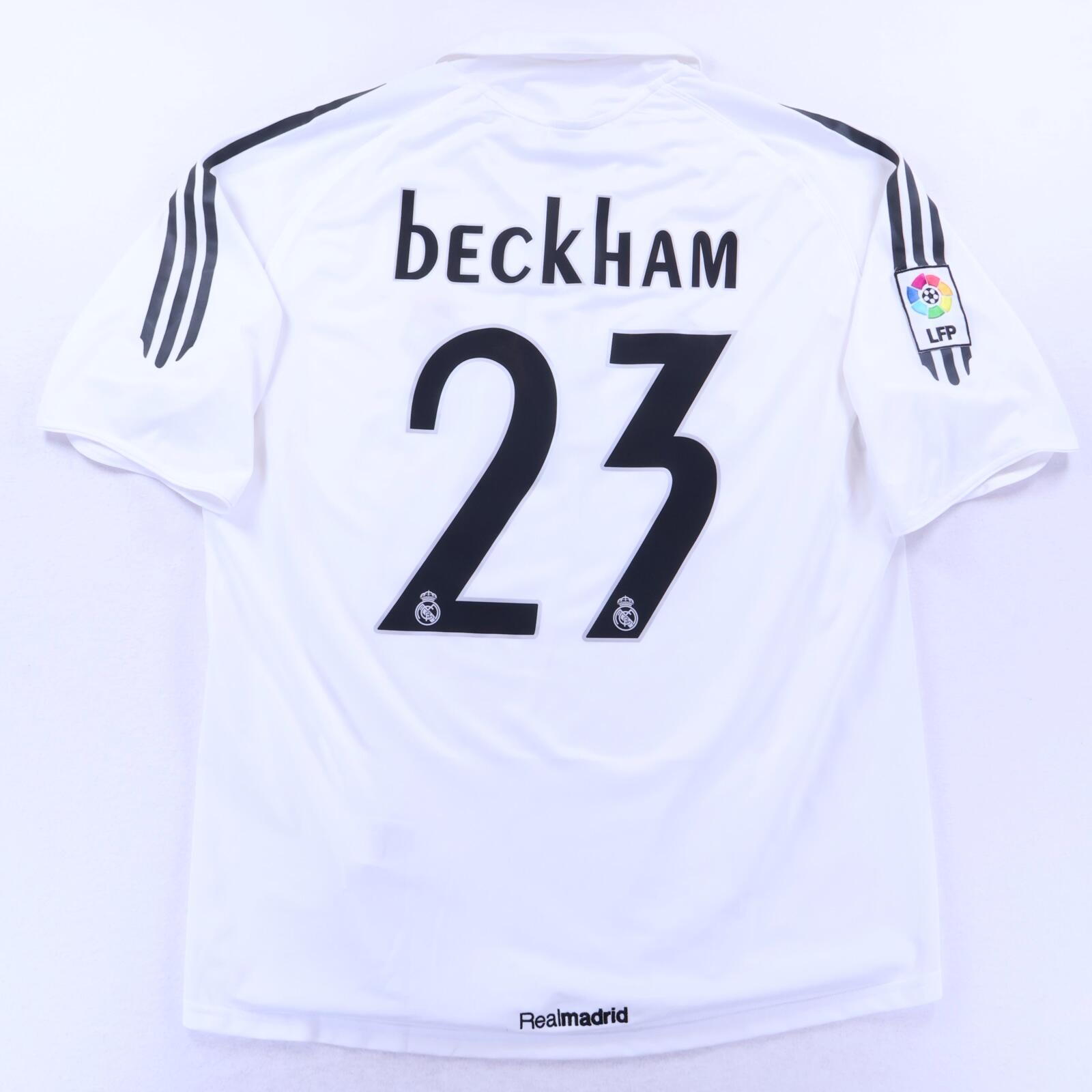 *NWT* Real Madrid Beckham #23 2005/06 Home Shirt - L