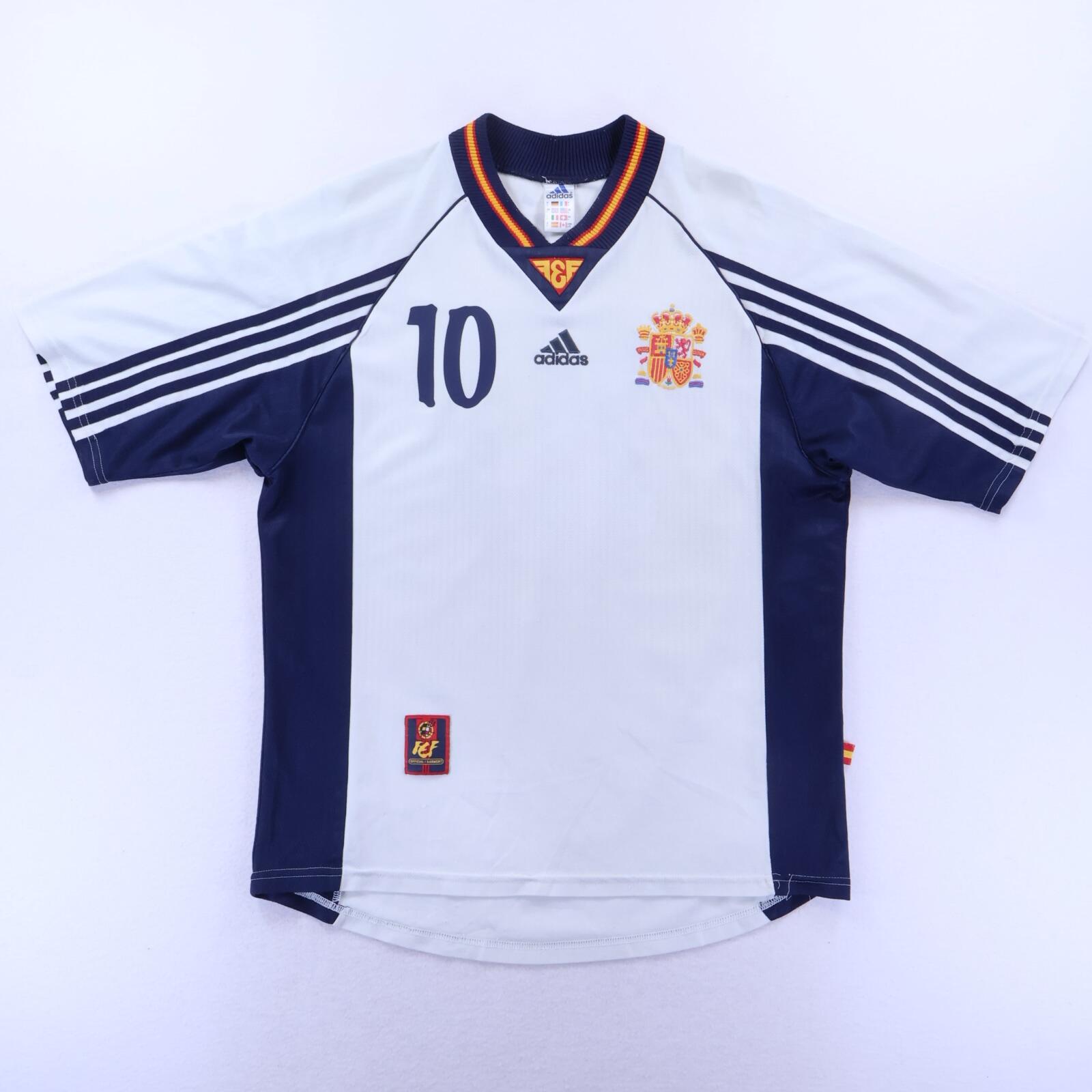 Spain Raul #10 1998/99 Away Shirt - L
