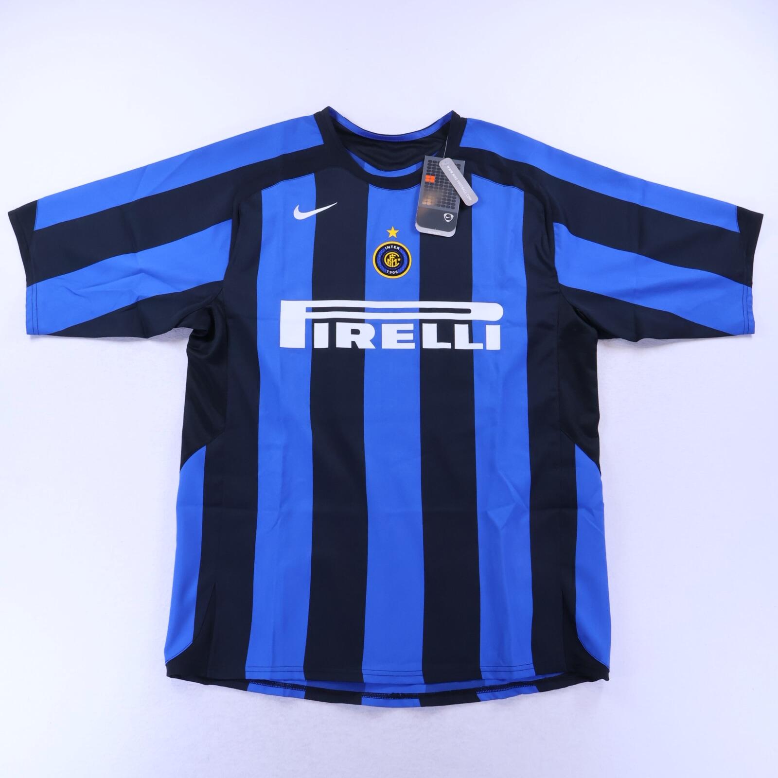 *NWT* Inter Milan Adriano #10 2004/05 Home Shirt - L