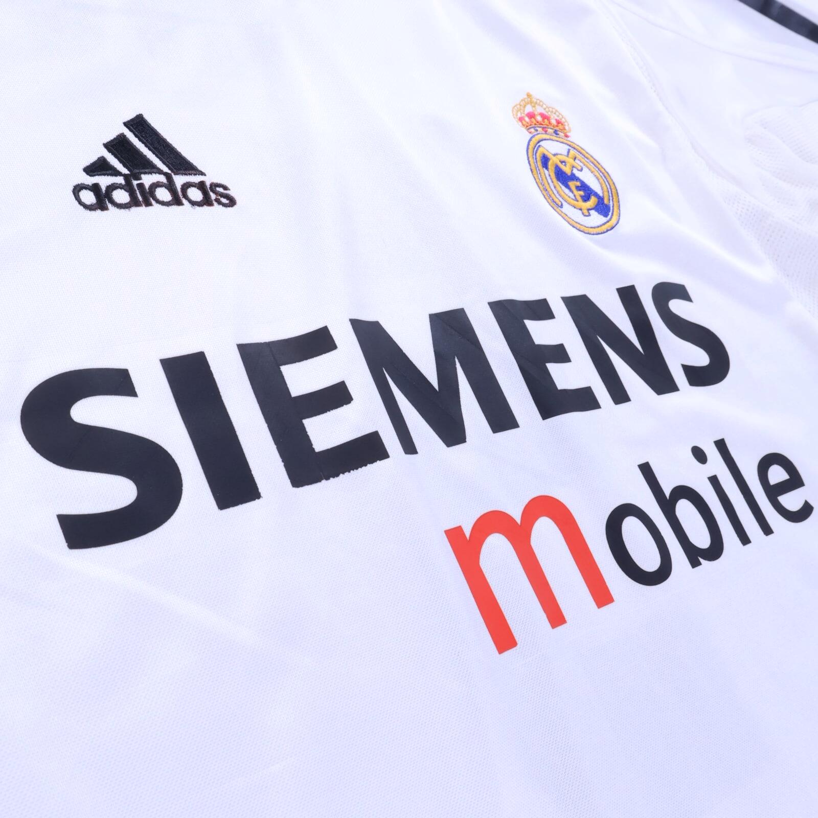 Real Madrid Zidane #5 2001/02 Home Shirt - M