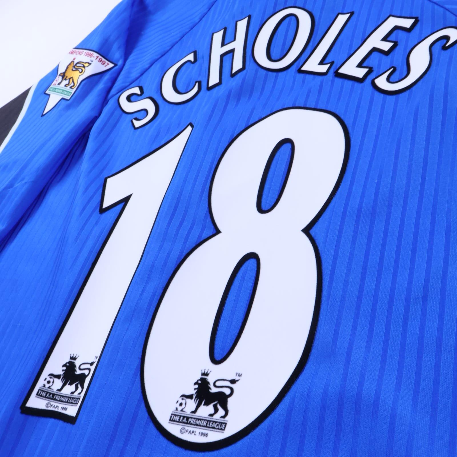 Manchester United Scholes #18 1997/98 Third Shirt - XL