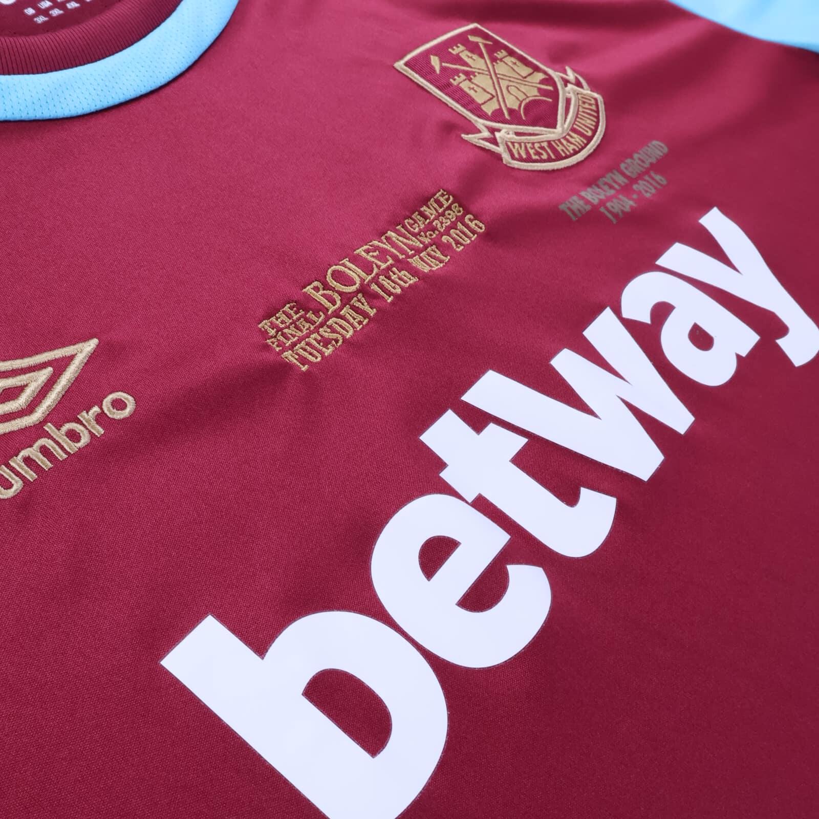 West Ham United 2015/16 Home Shirt - 3XL