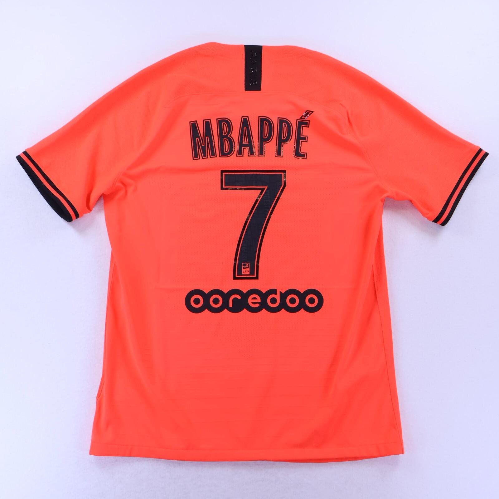 Paris Saint-Germain F.C Mbappé #7 2019/20 Away Shirt - Player Issue - L