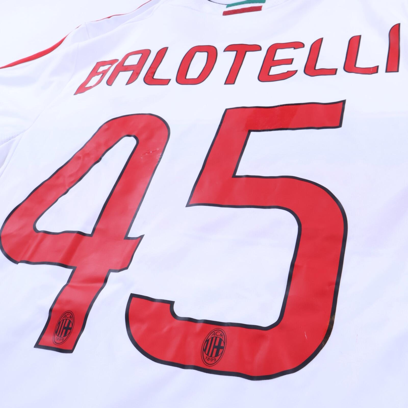 Ac Milan Balotelli #45 2012/13 Away Shirt - L