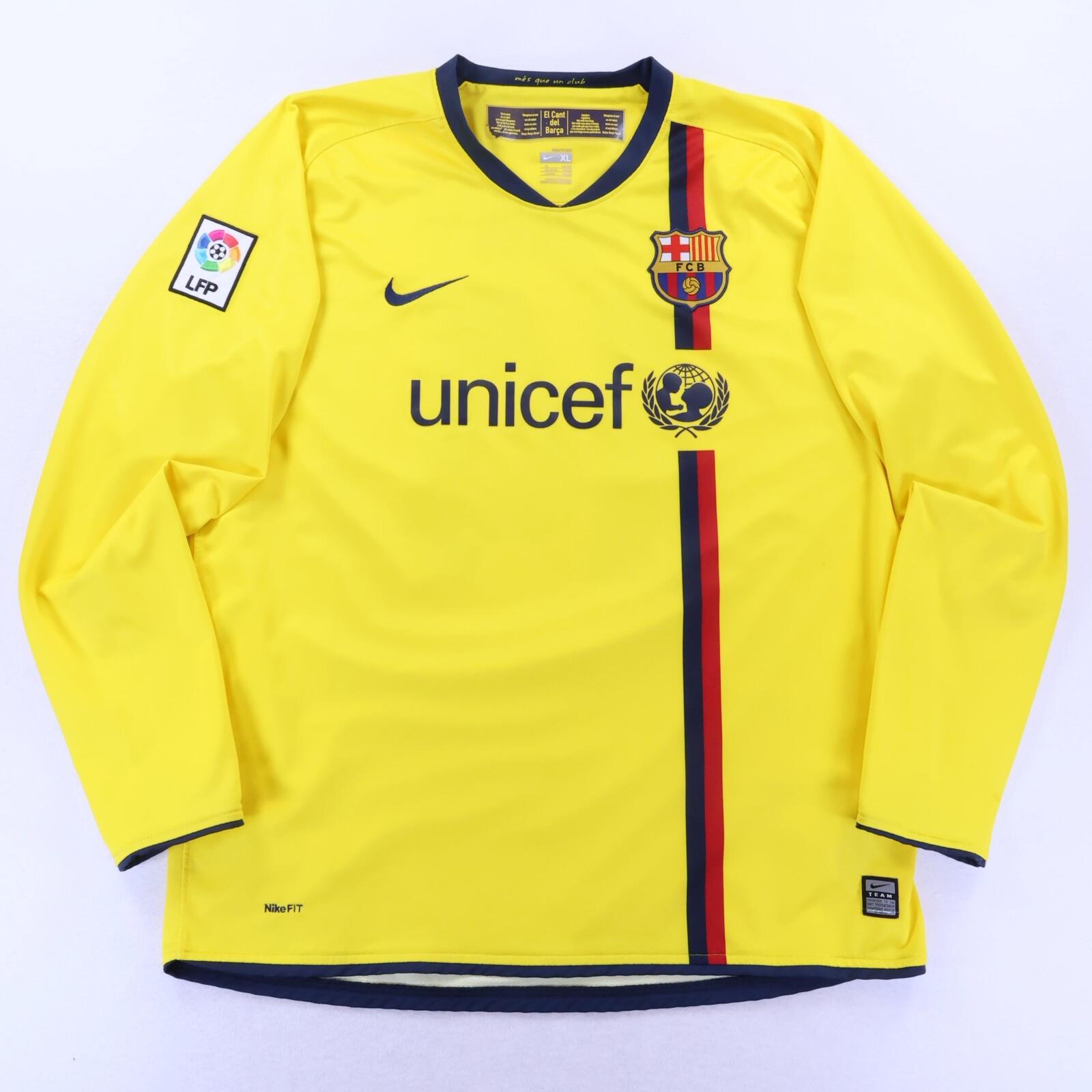 *MINT* Barcelona Henry #14 2008/10 Away Shirt - Long Sleeve - XL
