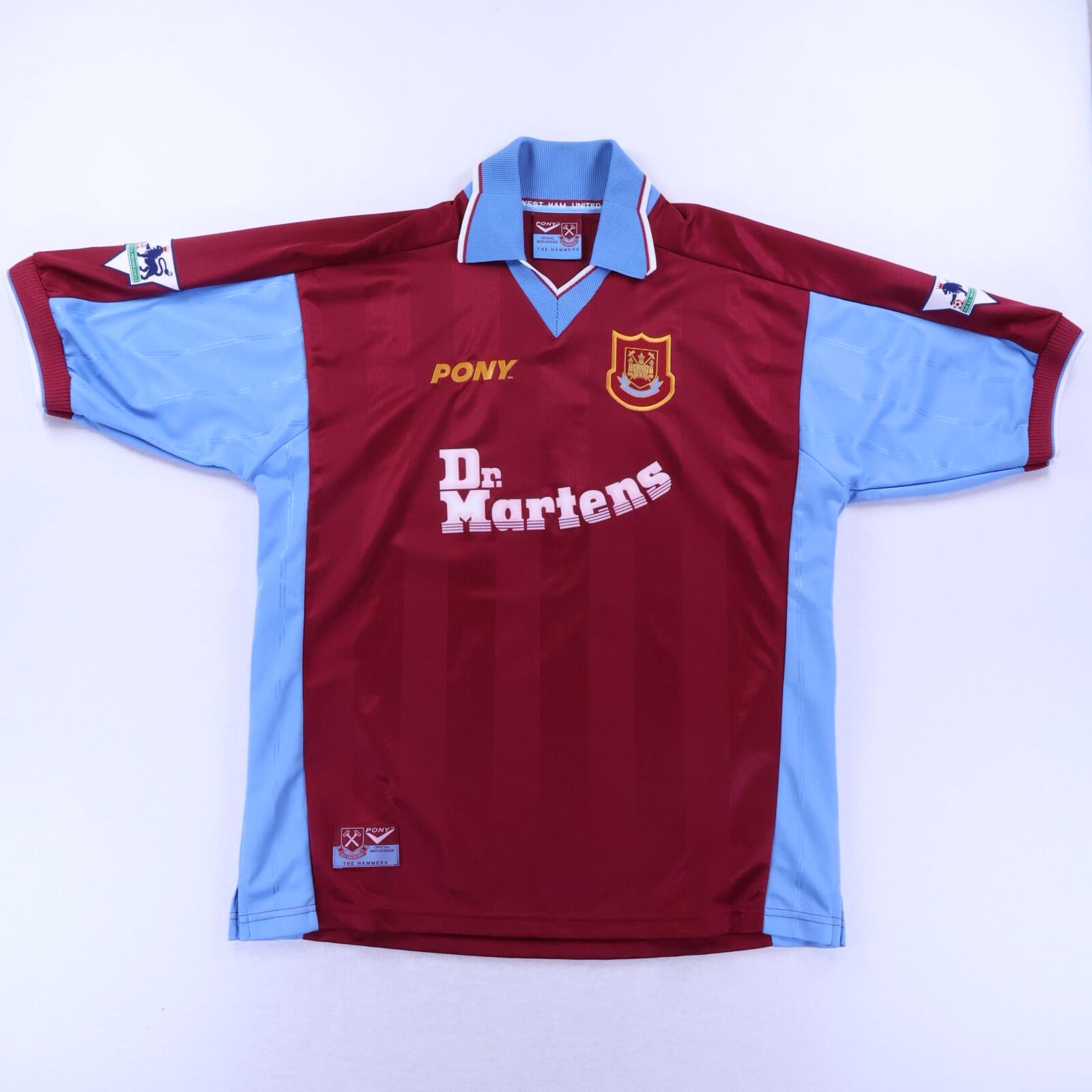 West Ham United Di Canio #10 1997/98 Home Shirt - XL