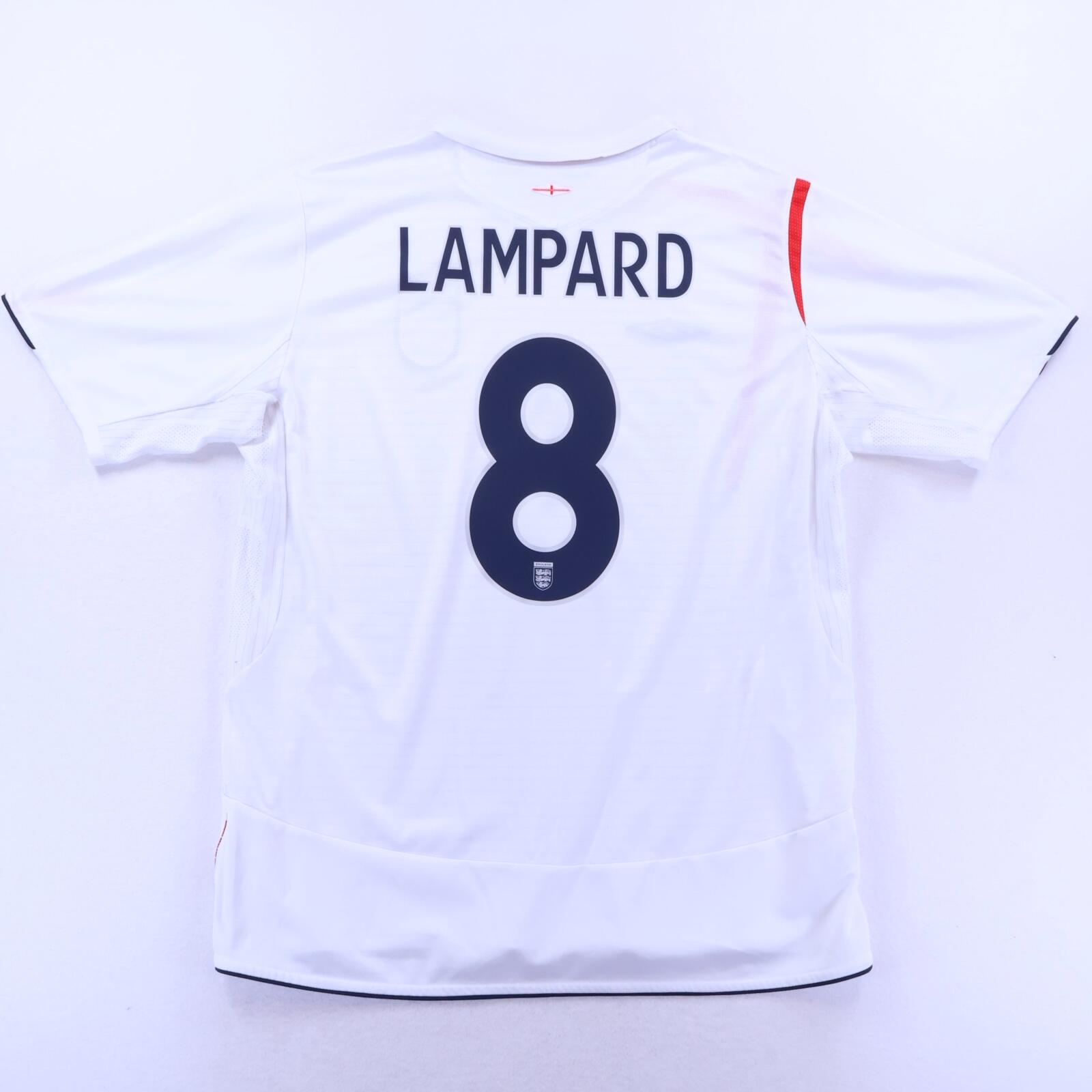 England Lampard #8 2005/07 Home Shirt - XL