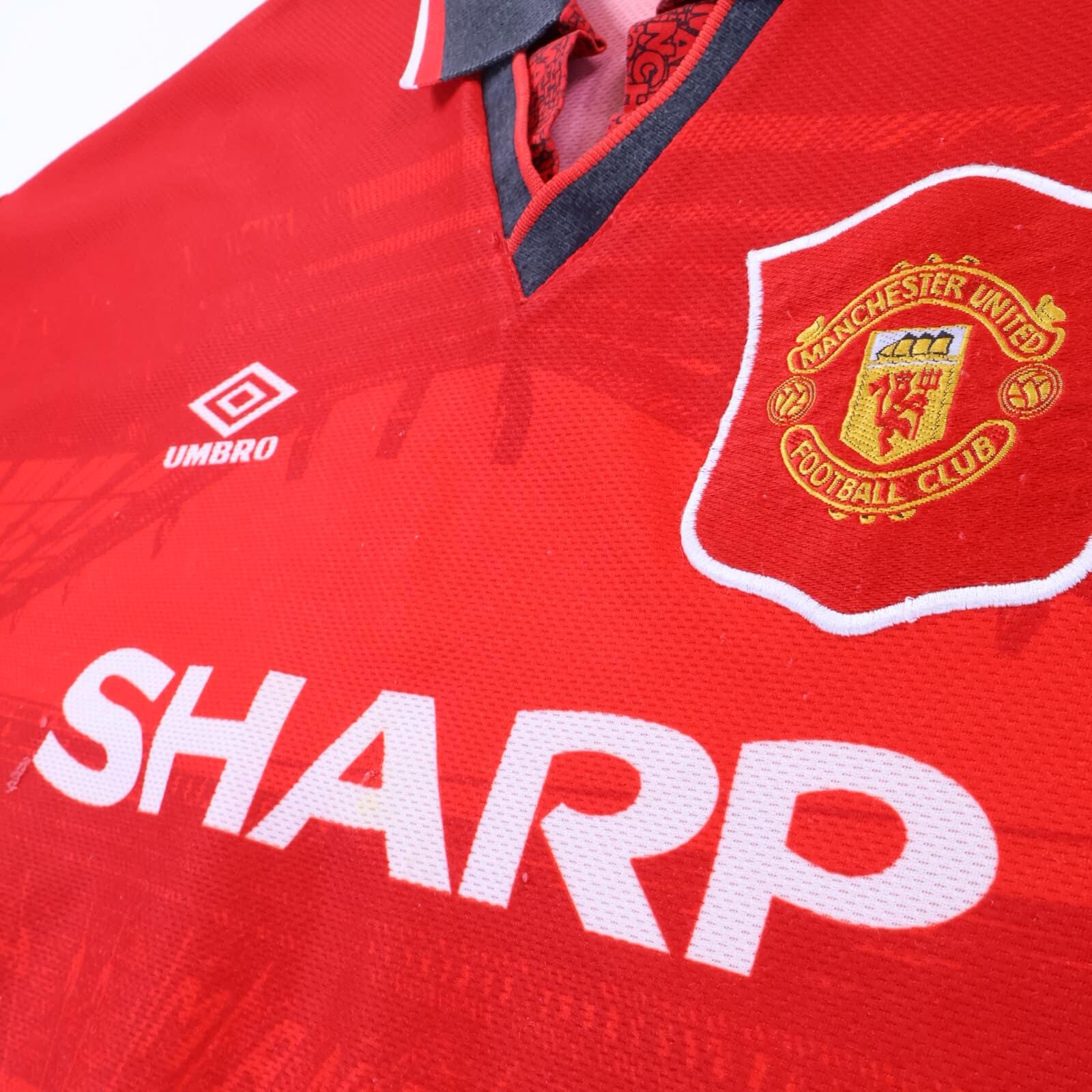 Manchester United Cantona #7 1994/96 Home Shirt - XL