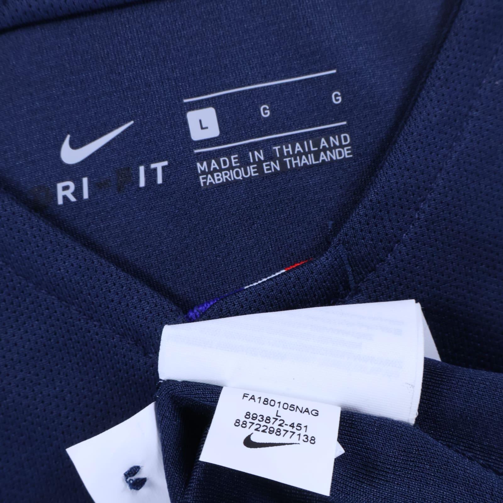 *NWT* France Mbappé #10 2018/19 Home Shirt - L