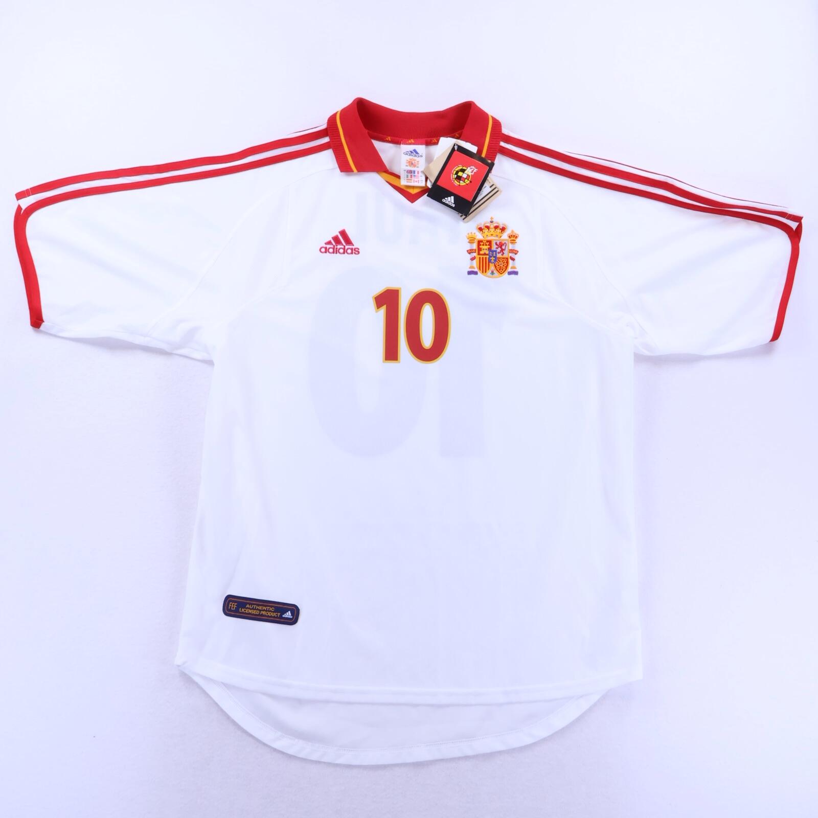 *NWT* Spain Raul #10 1999/02 Home Shirt - L