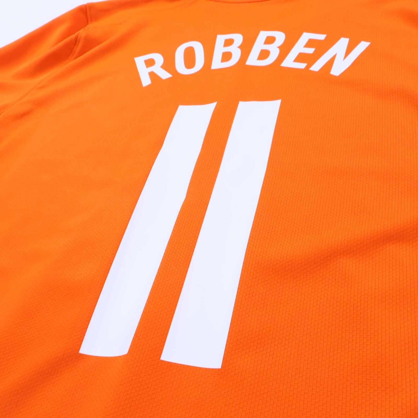 Netherlands Robben #11 2008/10 Home Shirt - L