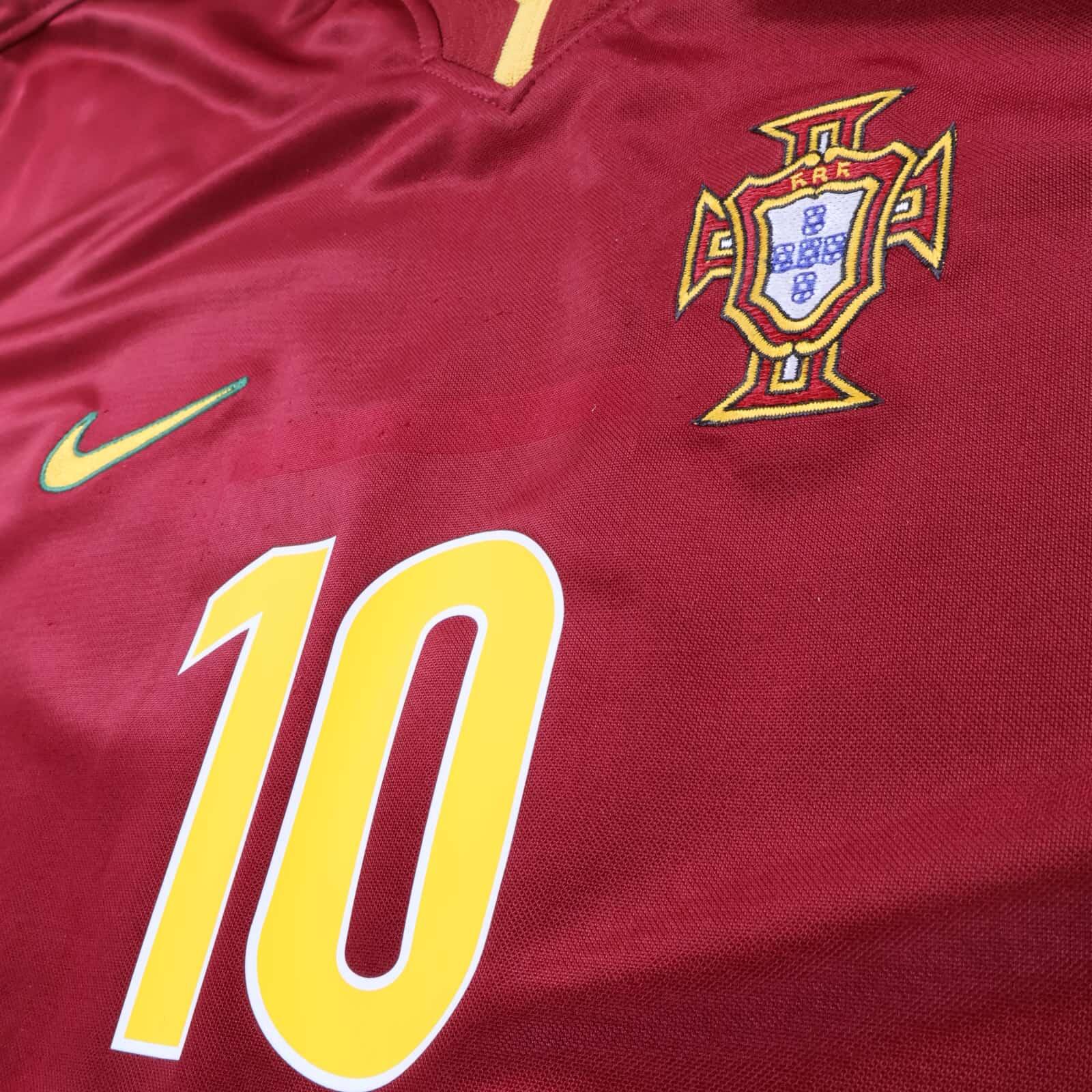 *MINT* Portugal Rui Costa #10 1998/99 Home Shirt - XL