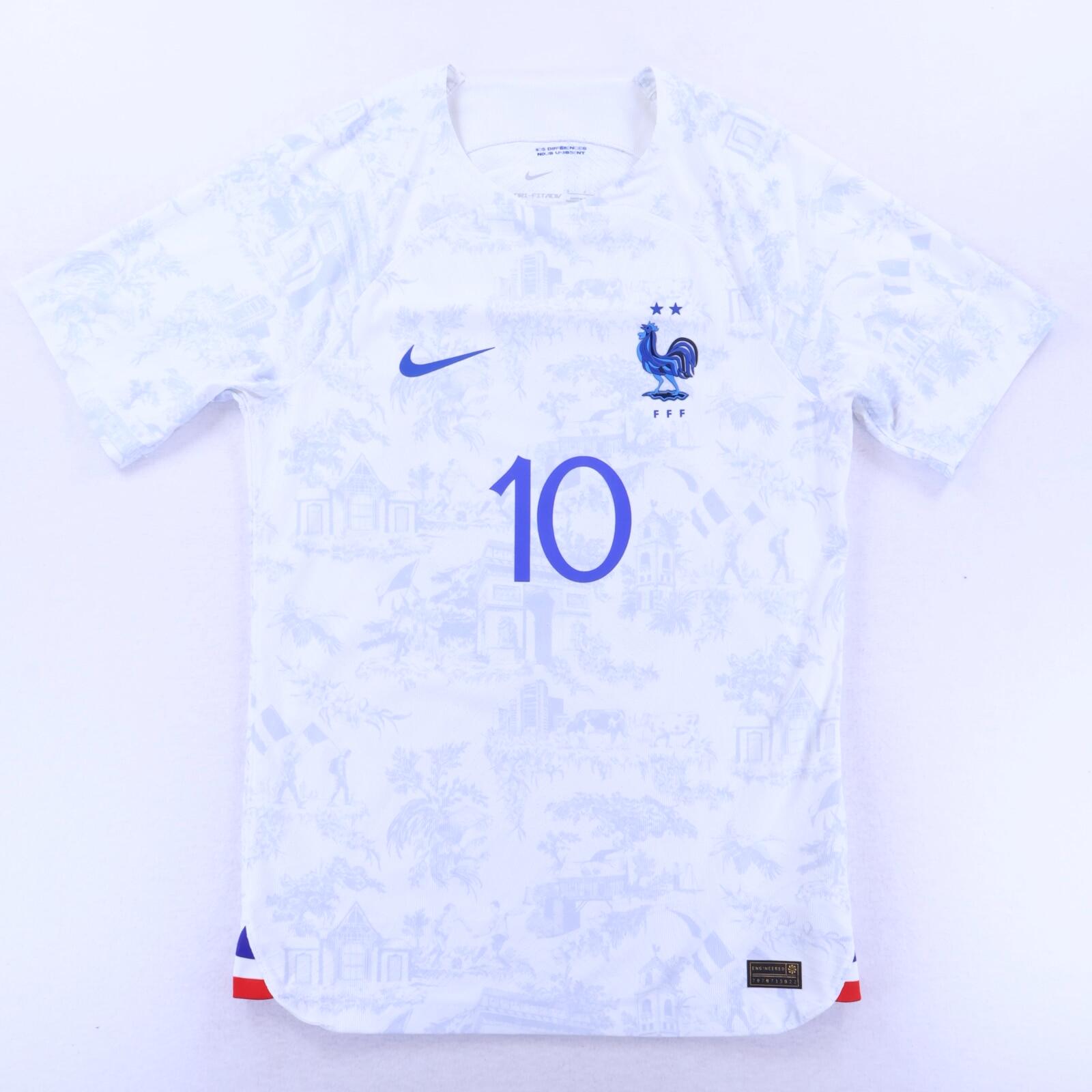 France Mbappé #10 2022/23 Away Shirt - Player Issue - S