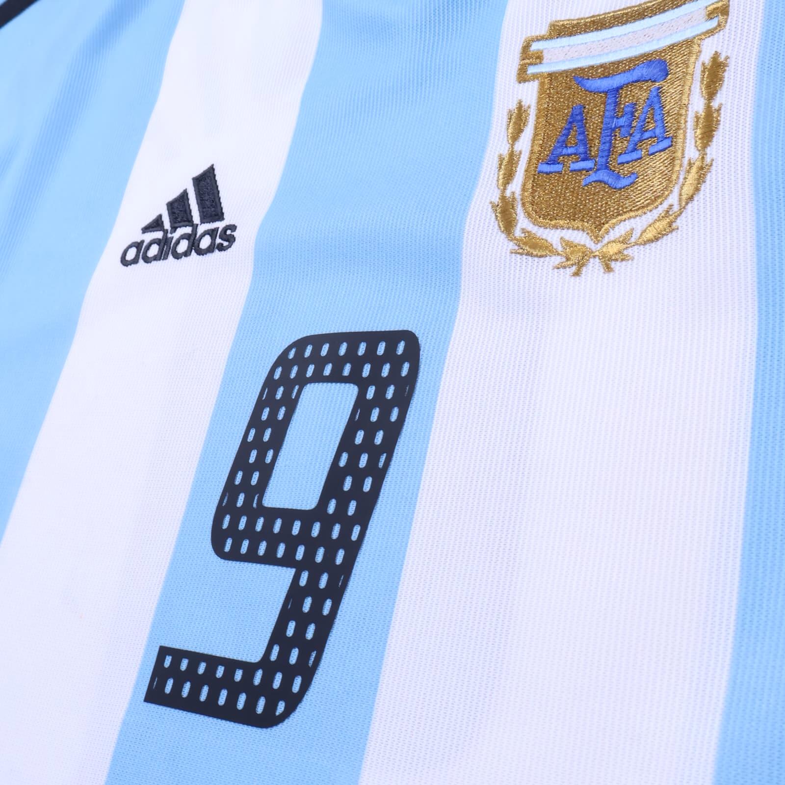 Argentina Batistuta #9 2002/04 Home Shirt - L