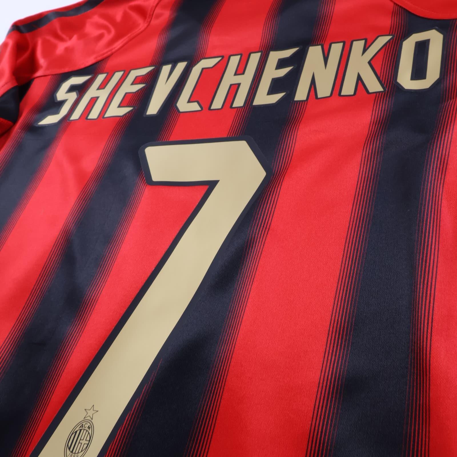 Ac Milan Shevchenko #7 2004/05 Home Shirt - L