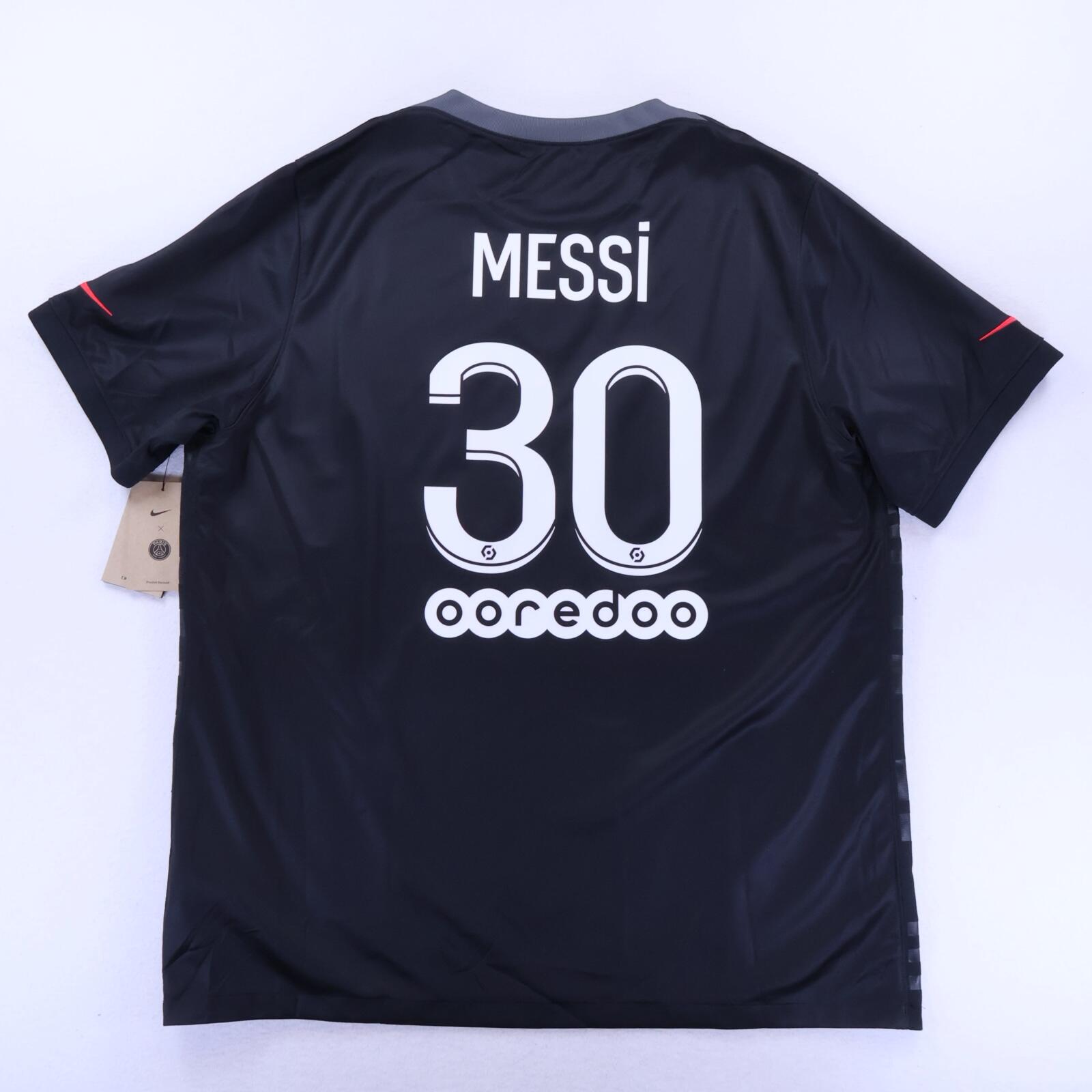 *NWT* Paris Saint-Germain F.C Messi #30 2021/22 Third Shirt - 2XL