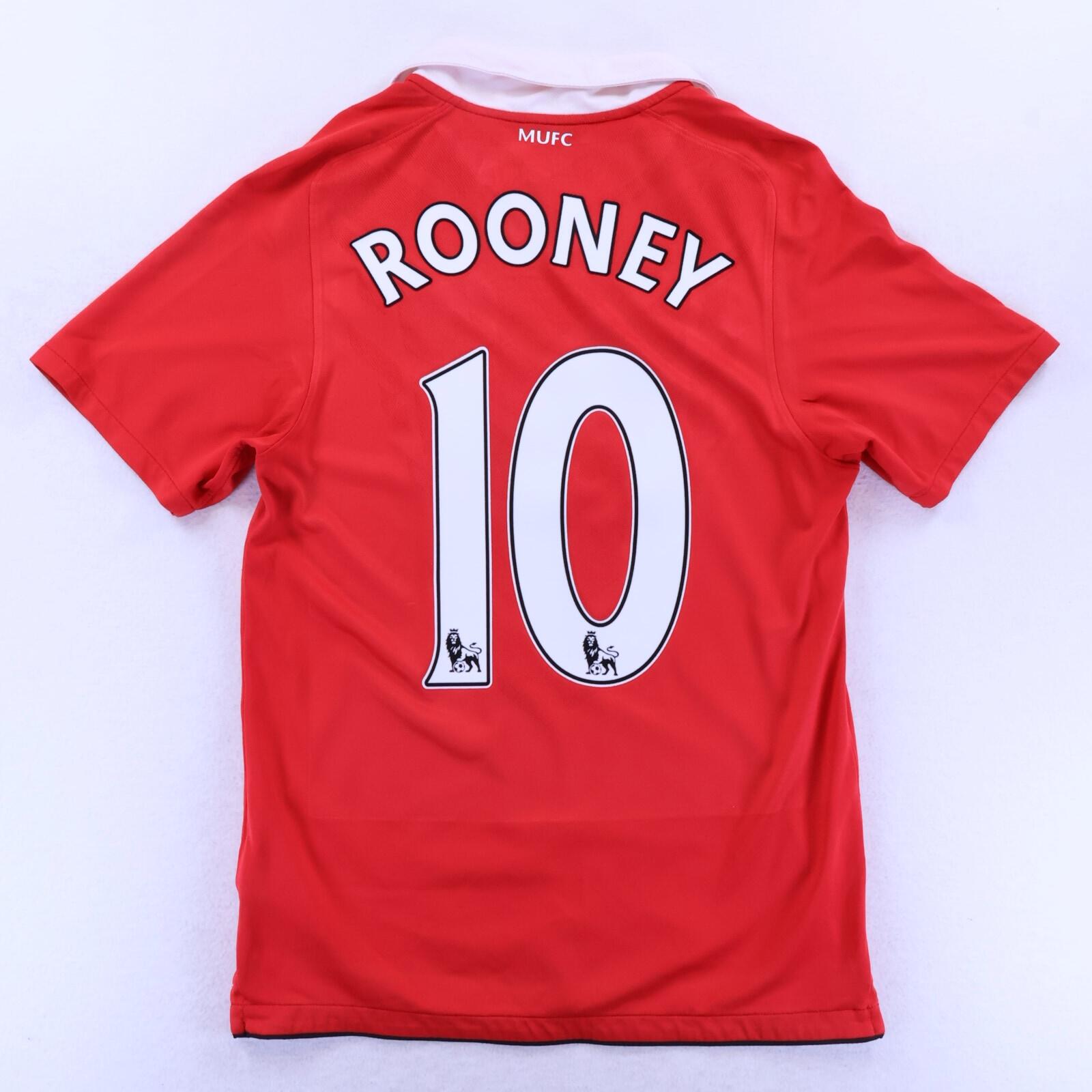 Manchester United Rooney #10 2010/11 Home Shirt - S