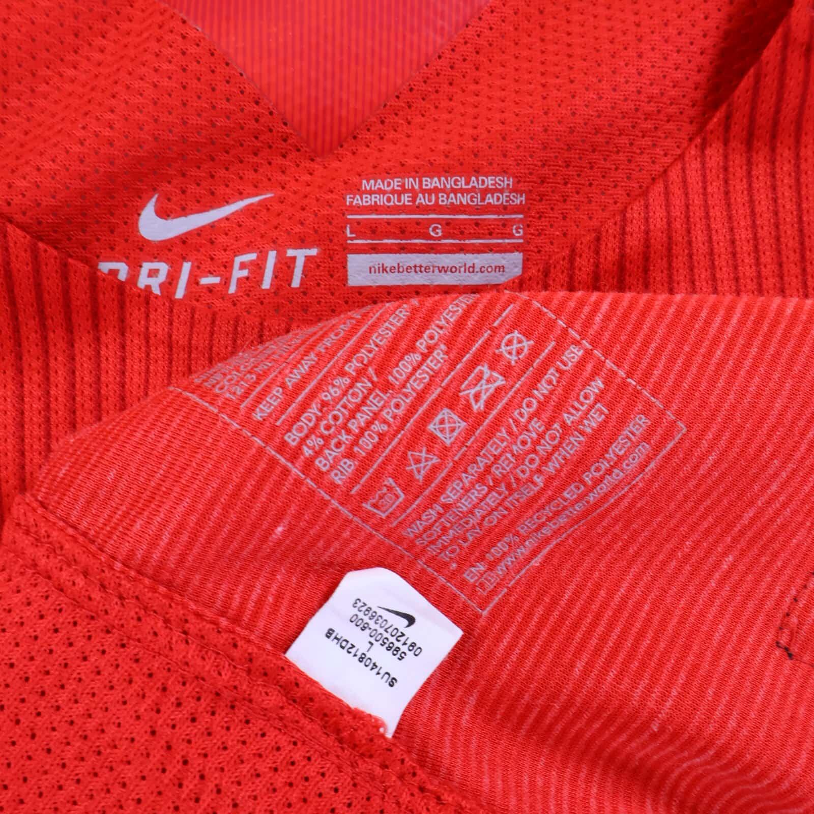 England #10 2014/15 Away Shirt - Player Issue - L