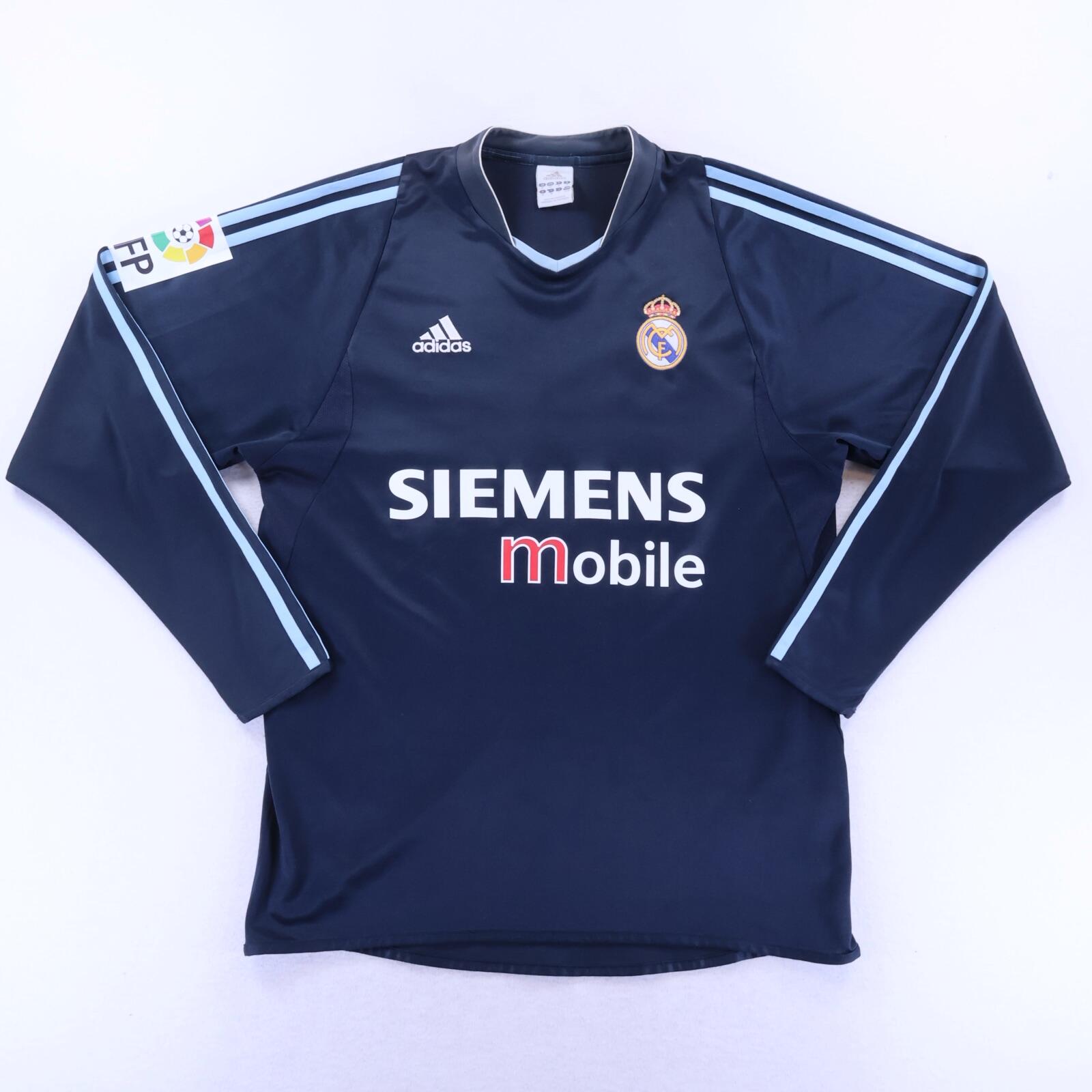 Real Madrid Beckham #23 2003/04 Away Shirt - Long Sleeve - M