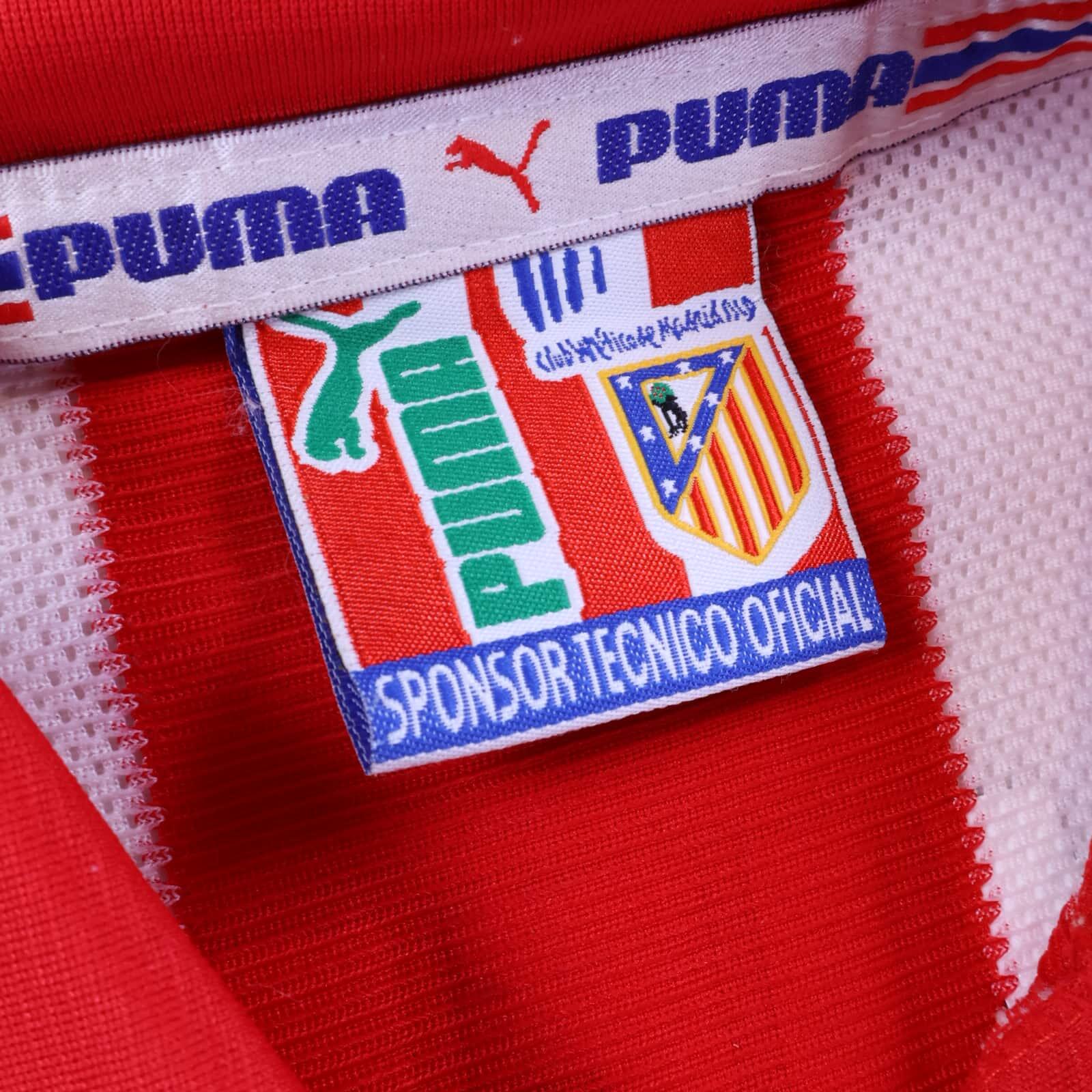 Atlético De Madrid Vieri #4 1997/98 Home Shirt - L