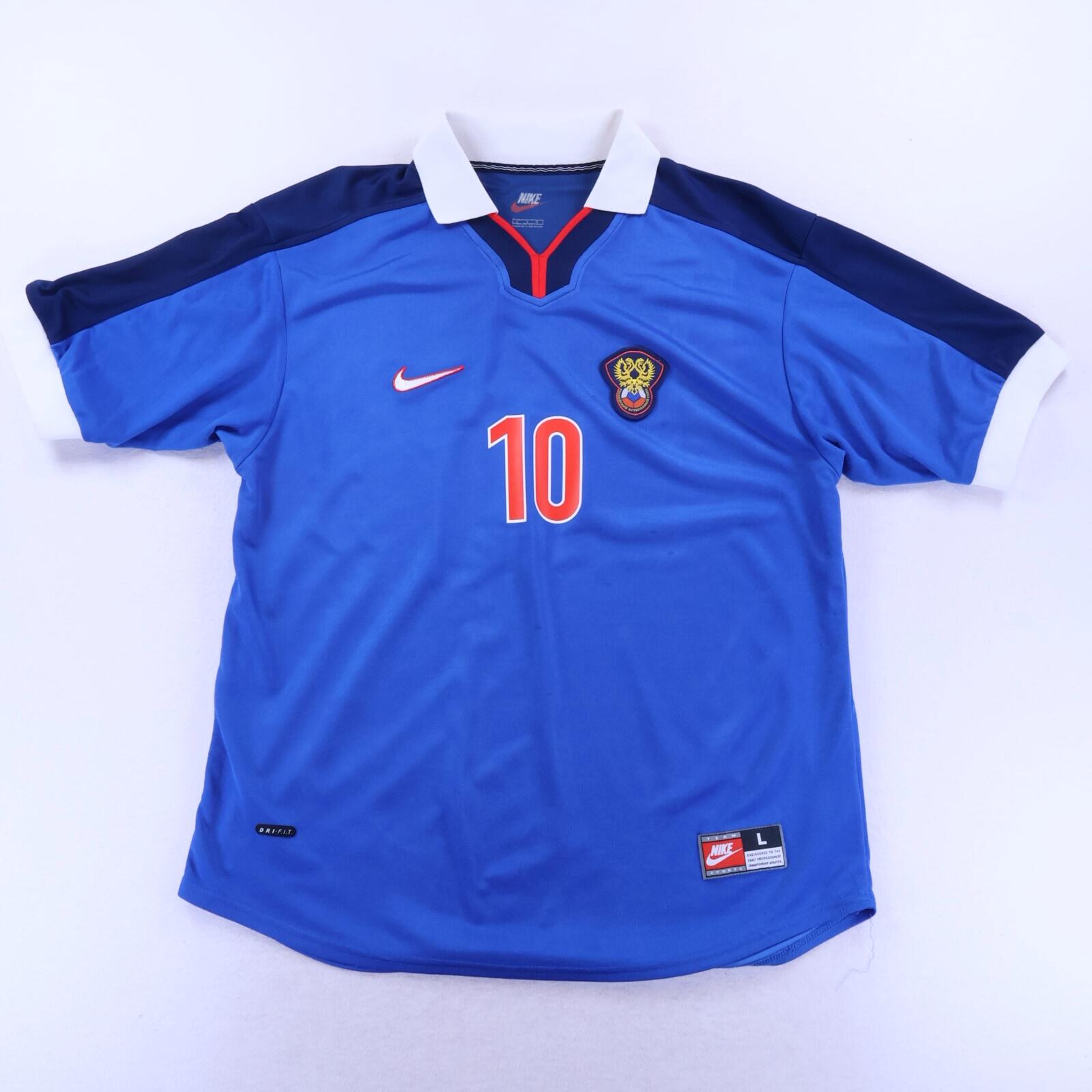 Russia Mostovoi #10 1998/00 Away Shirt - L