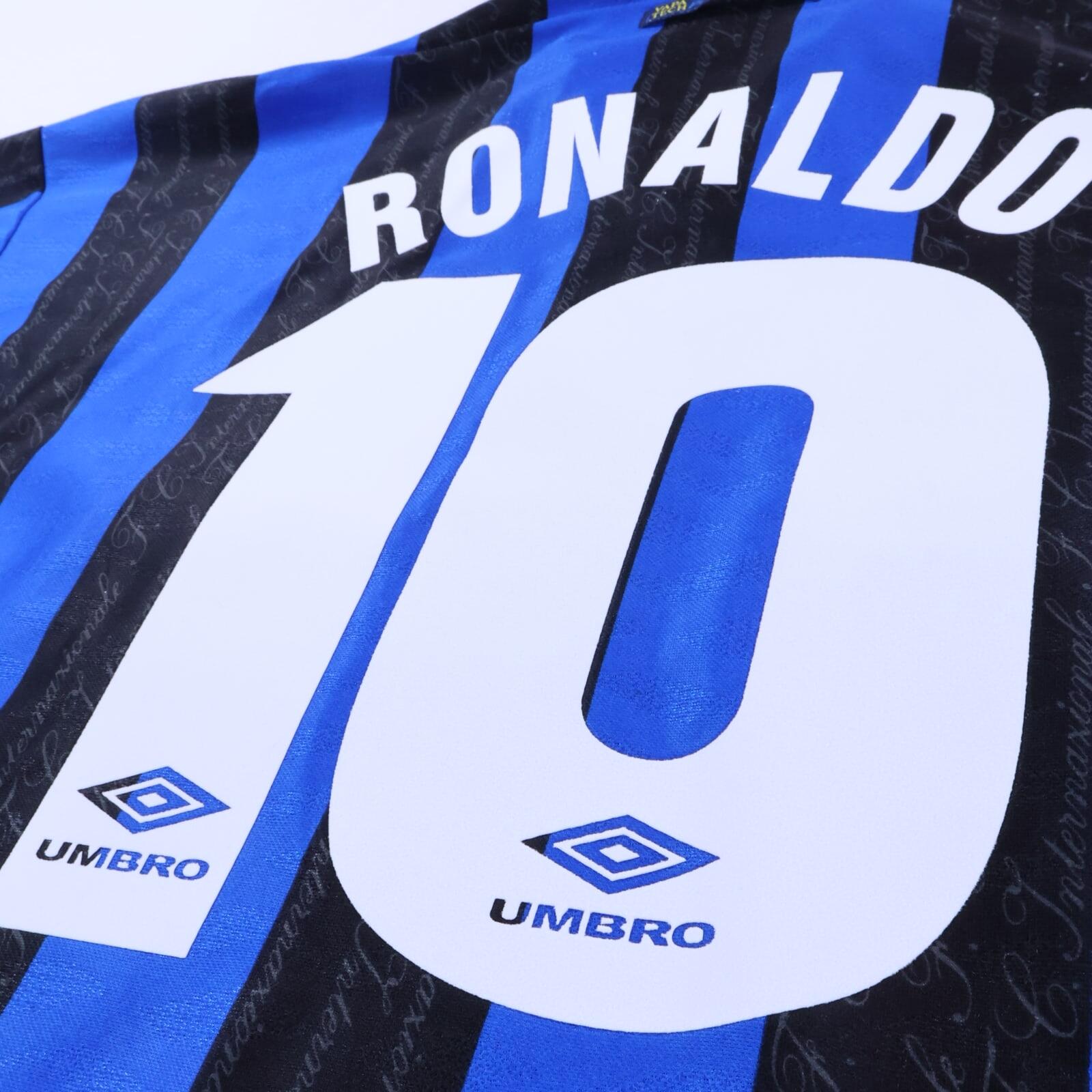 Inter Milan Ronaldo #10 1997/98 Home Shirt - L