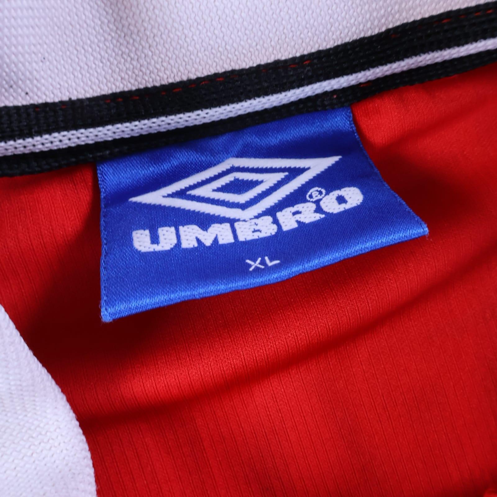 Manchester United Stam #6 1998/00 Home Shirt - XL