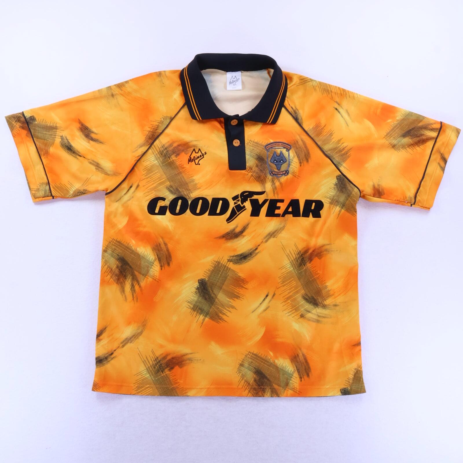 Wolverhampton Wanderers F.C 1992/93 Home Shirt - L
