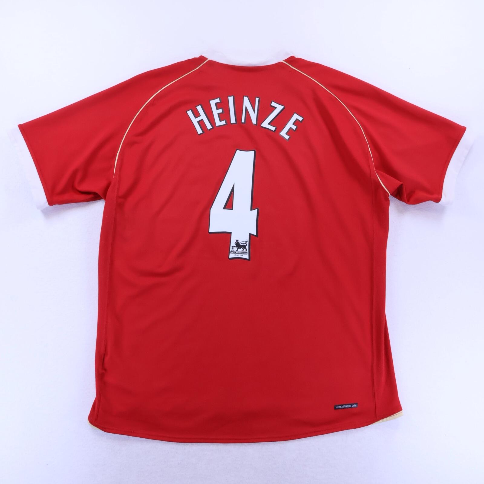 Manchester United Heinze #4 2006/07 Home Shirt - XL