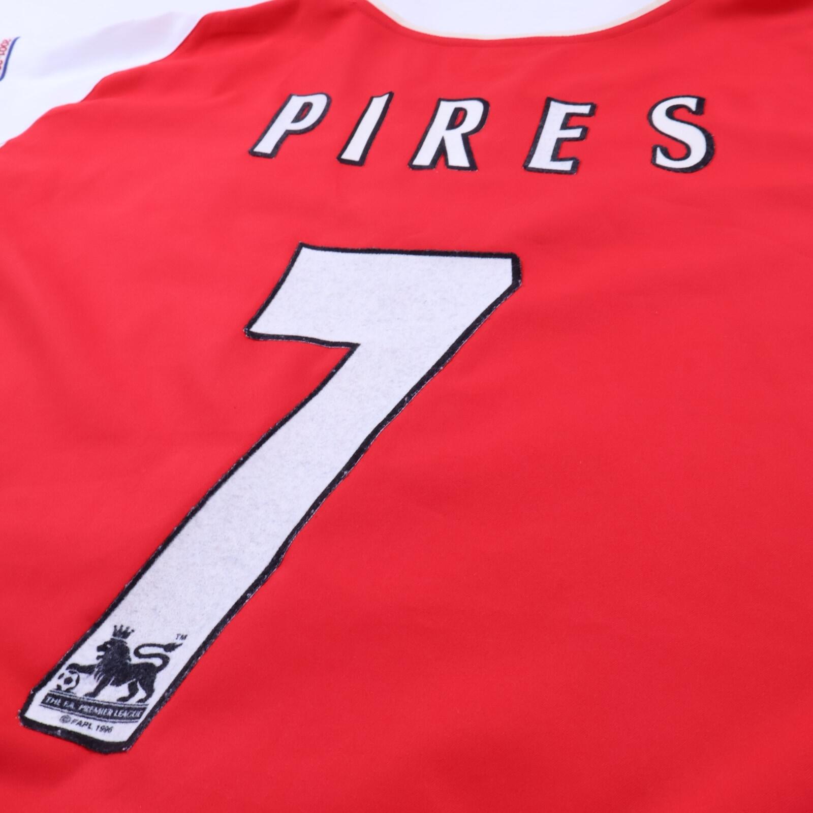 Arsenal Pires #7 2002/04 Home Shirt - XL