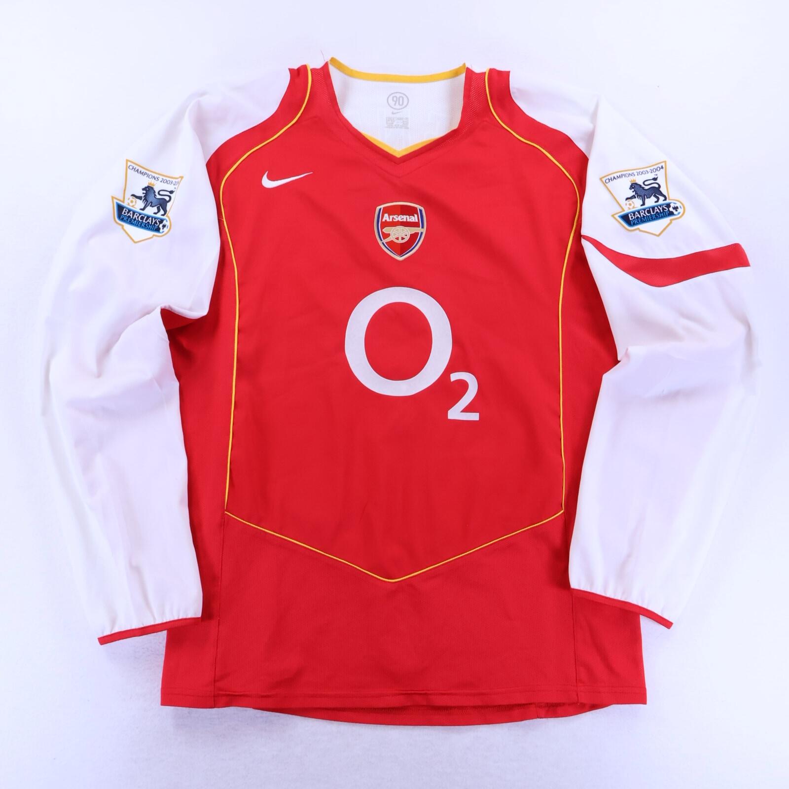 Arsenal Henry #14 2004/05 Home Shirt - Long Sleeve - XL