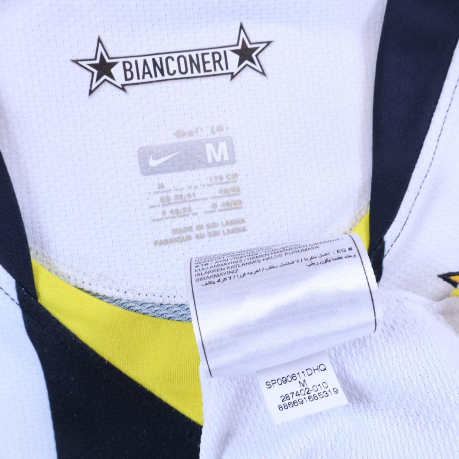 Juventus Del Piero #10 2008/09 Home Shirt - M