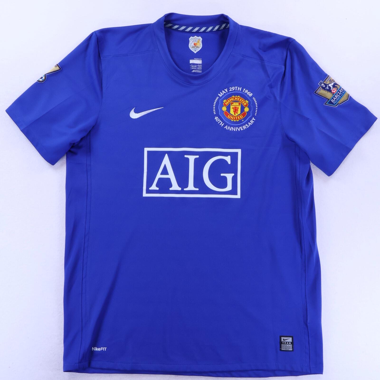 Manchester United Berbatov #9 2008/09 Third Shirt - L