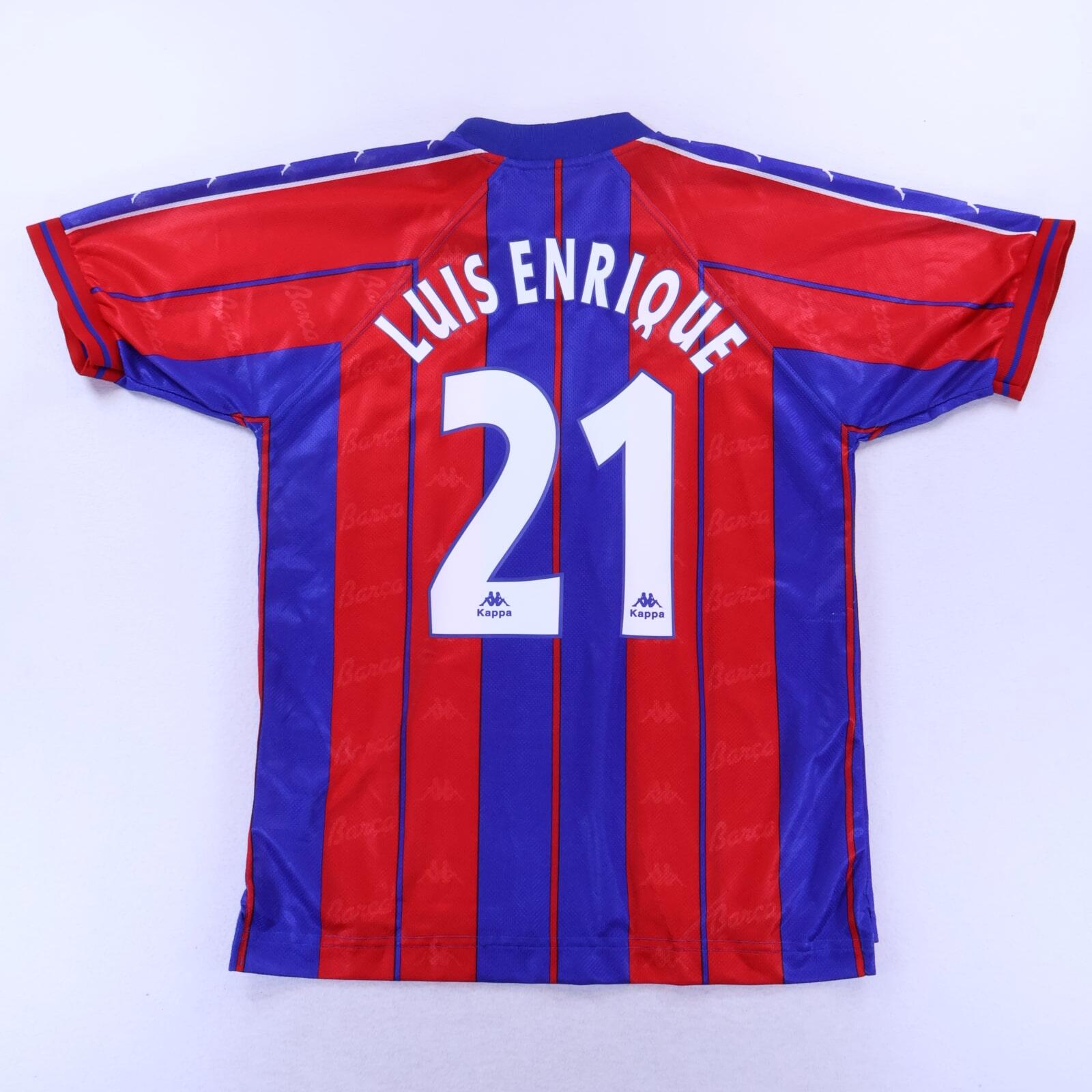Barcelona Luis Enrique #21 1997/98 Home Shirt - L