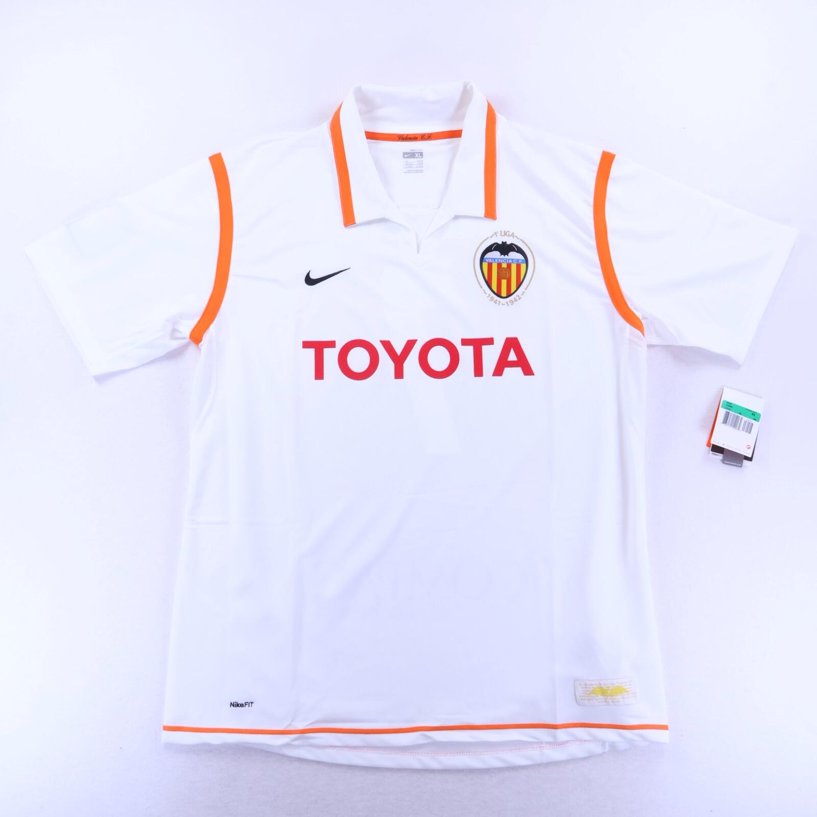 *NWT* Valencia Cf David Villa #7 2007/08 Home Shirt - XL