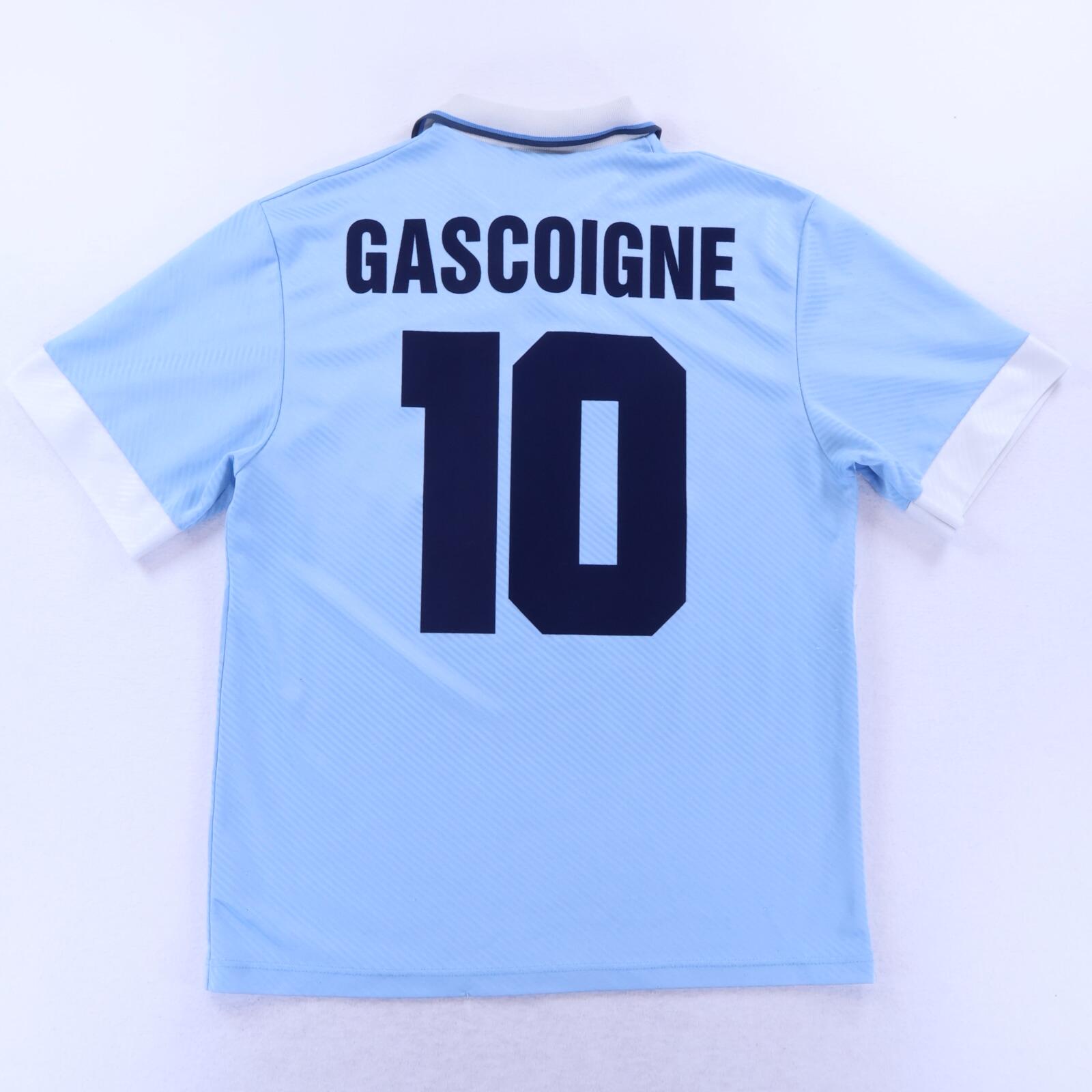 S.S Lazio Gascoigne #10 1993/95 Home Shirt - M