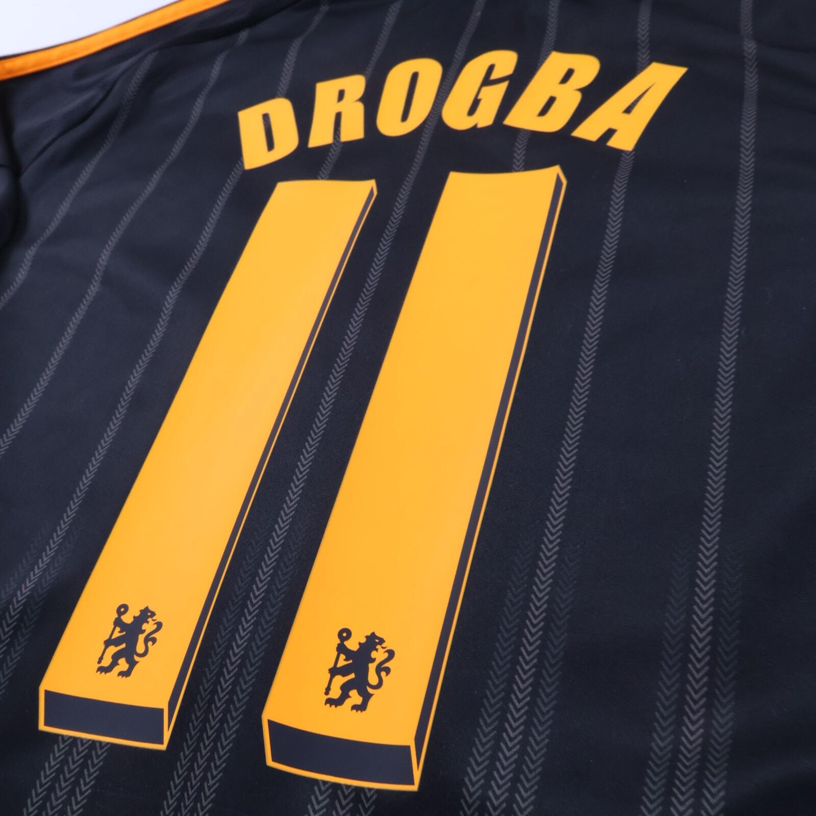 Chelsea Drogba #11 2010/11 Away Shirt - L