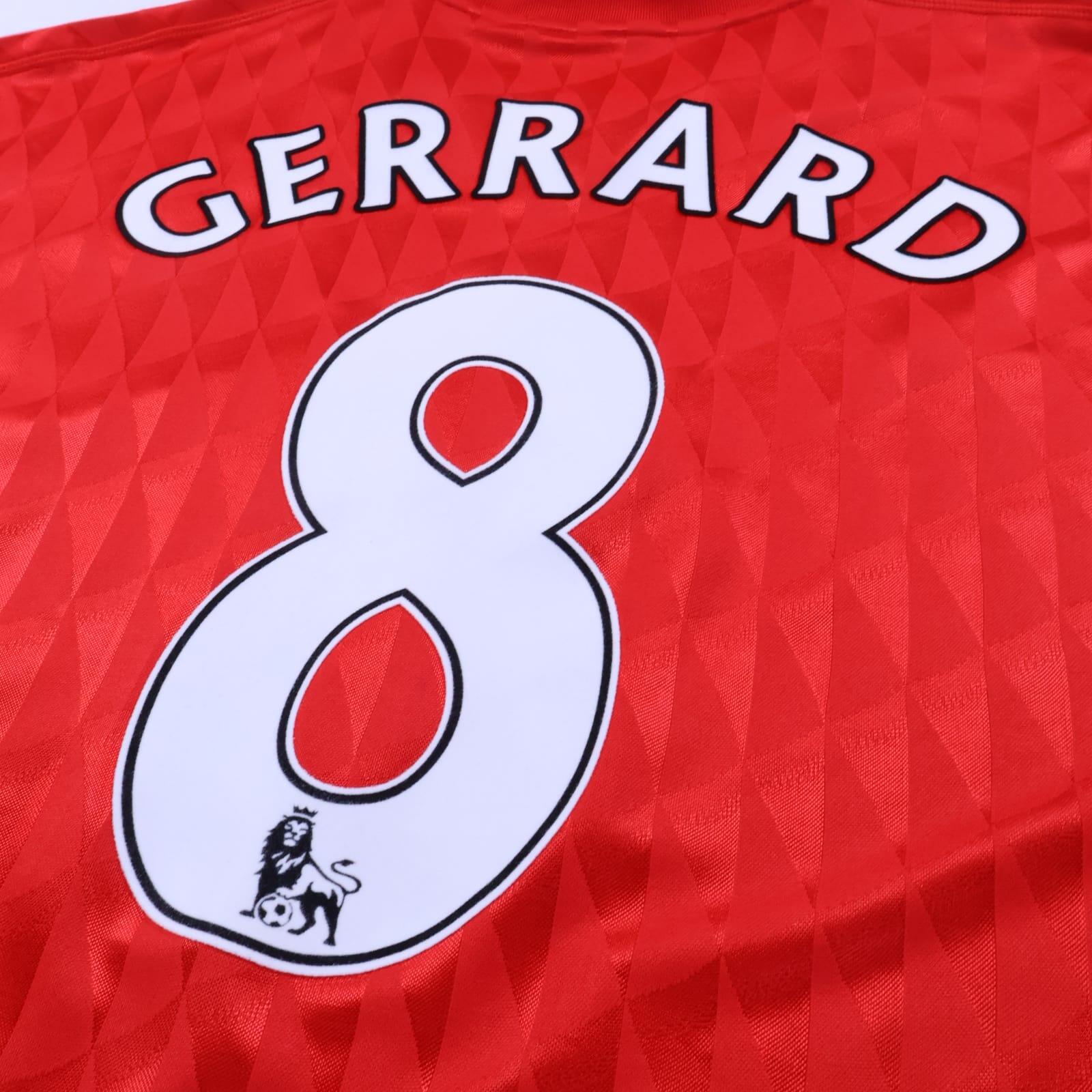 Liverpool F.C Gerrard #8 2010/12 Home Shirt - 2XL