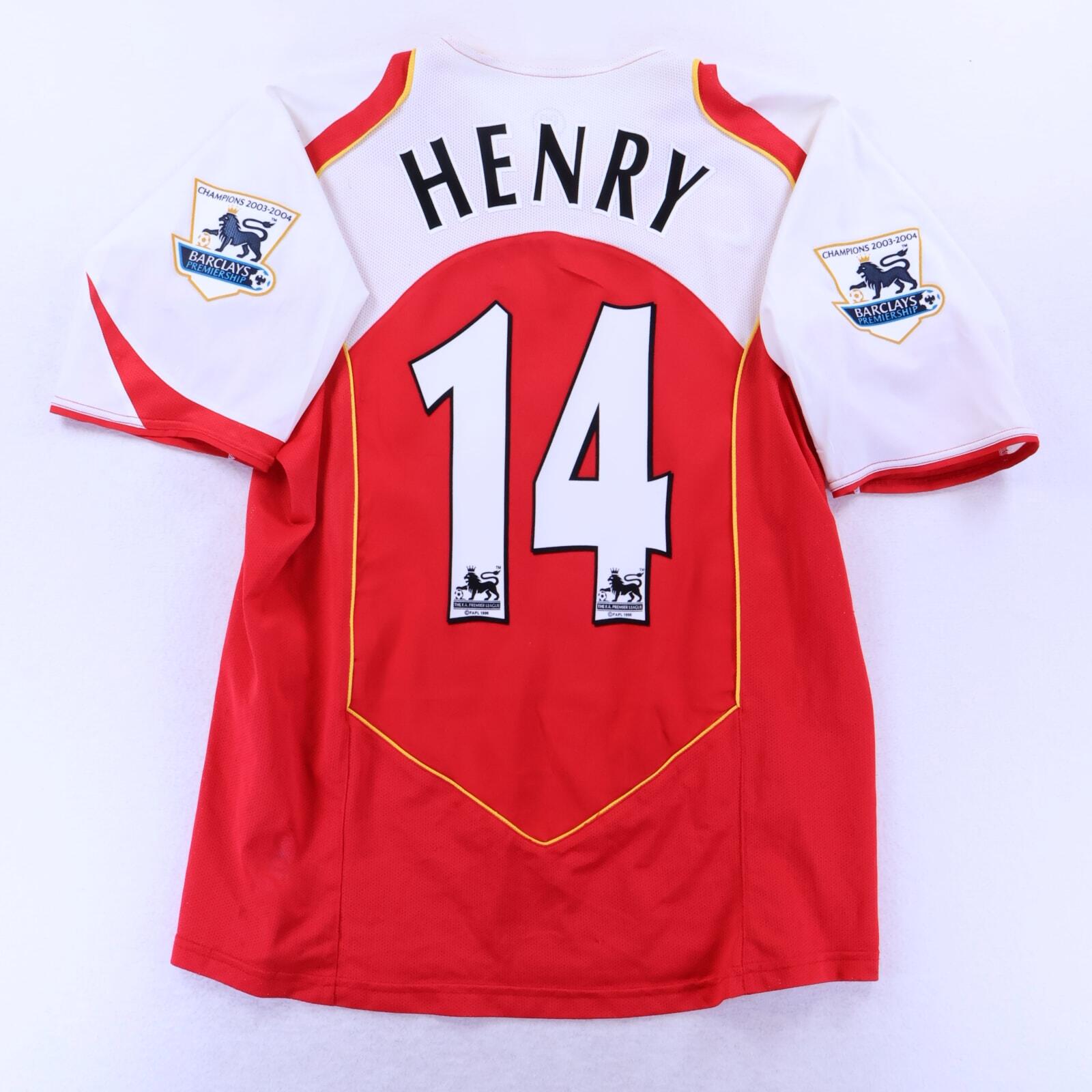 Arsenal Henry #14 2004/05 Home Shirt - L