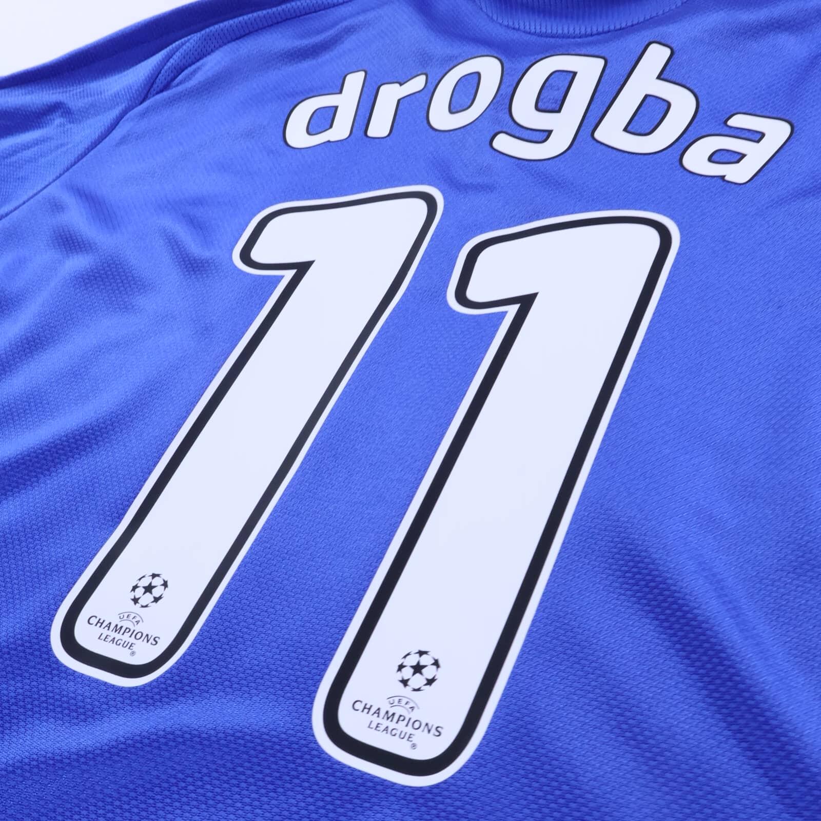*MINT* Chelsea Drogba #11 2008/09 Home Shirt - L